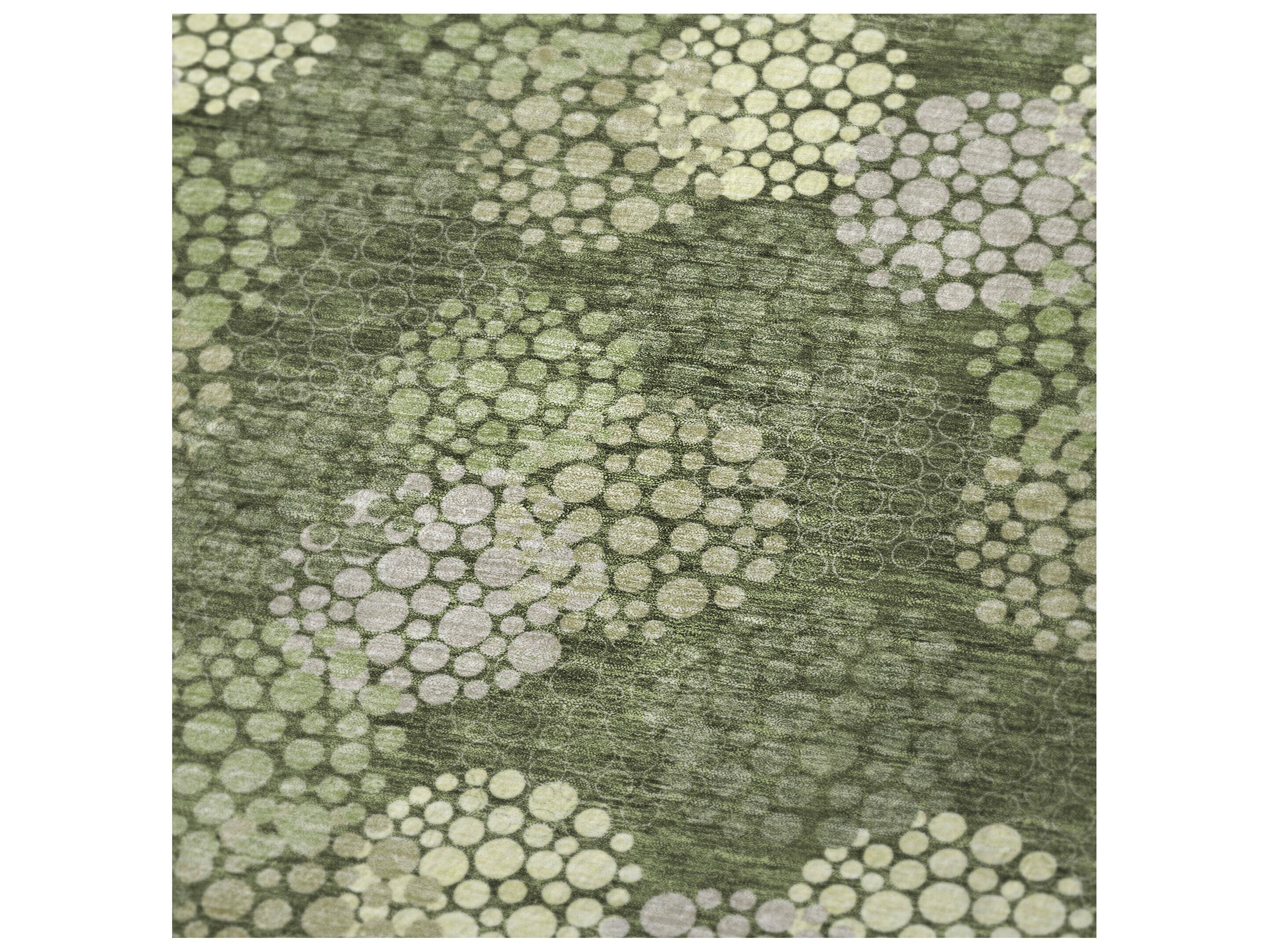 Dalyn Sherpa Green Polyester Throw