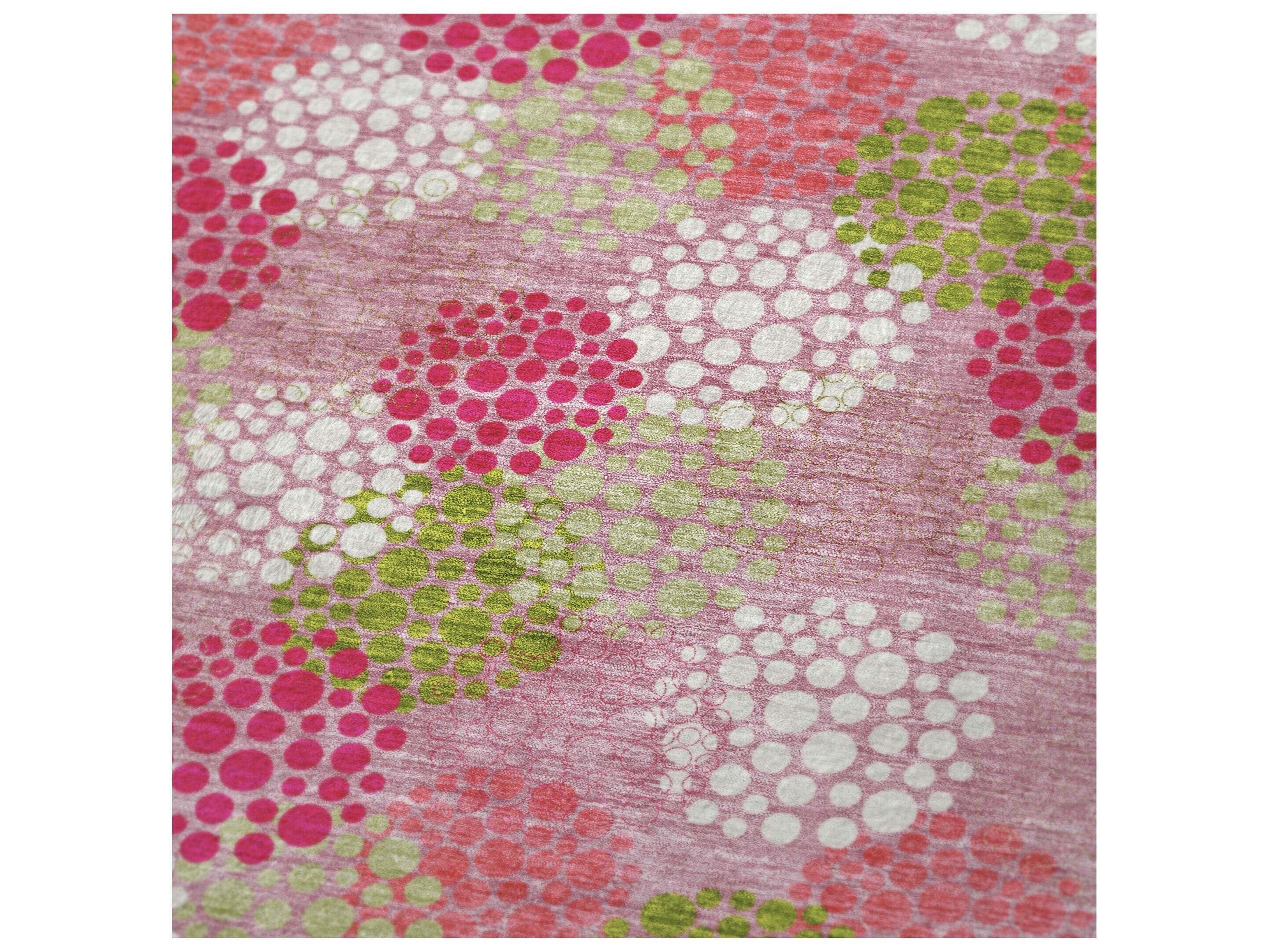 Dalyn Sherpa Pink Polyester Throw