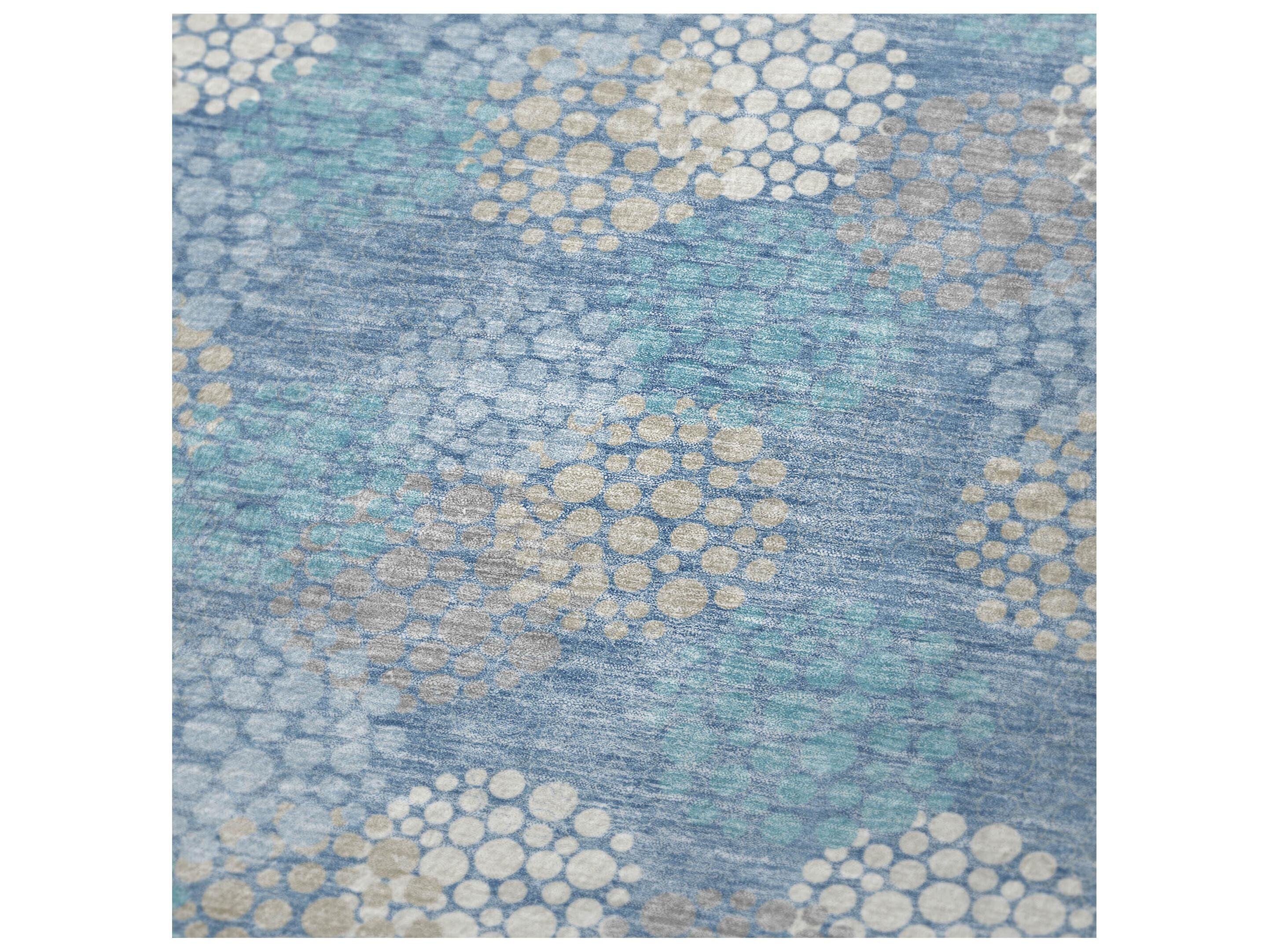 Dalyn Sherpa Blue Polyester Throw