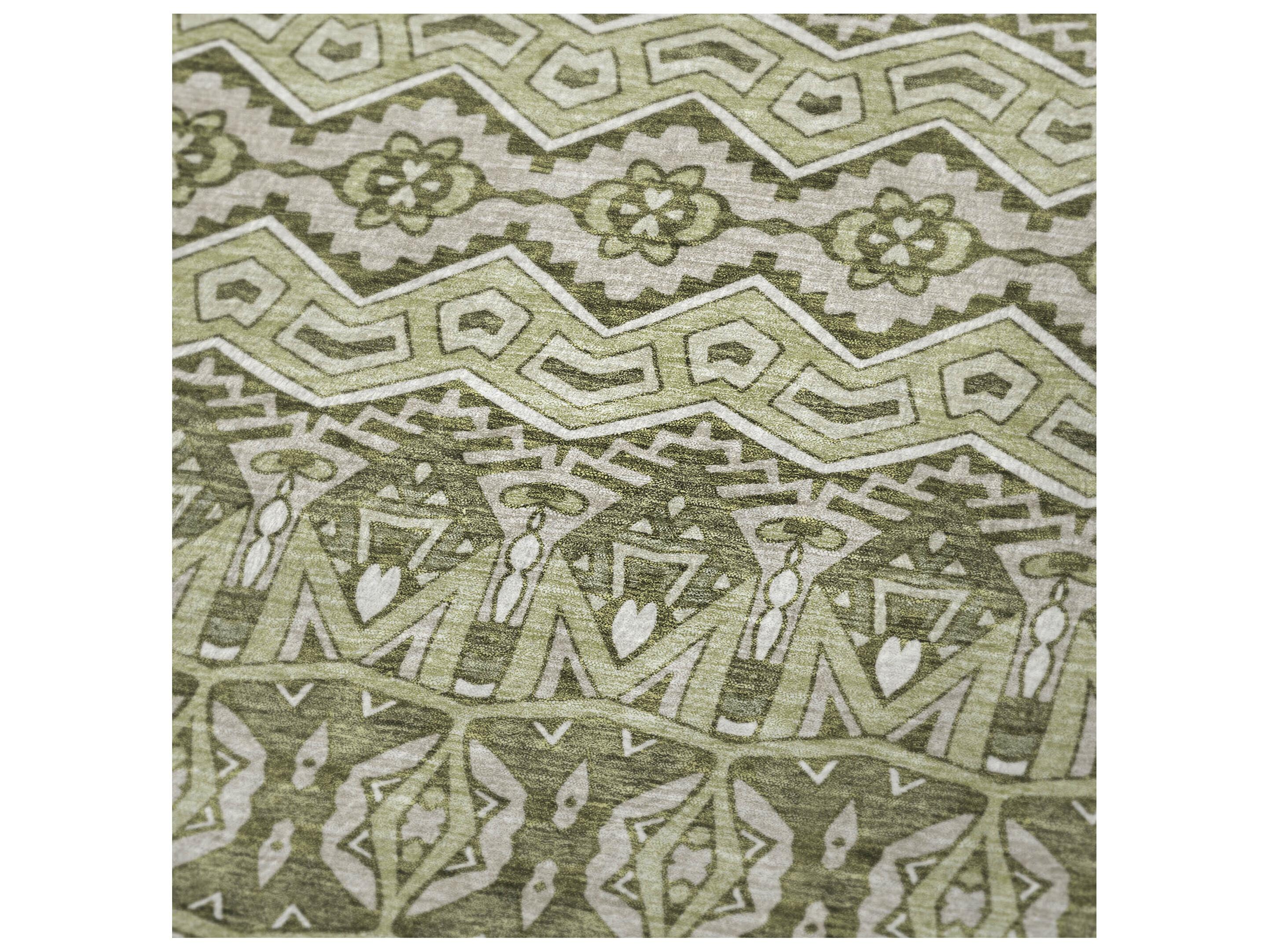 Dalyn Sherpa Green Polyester Throw