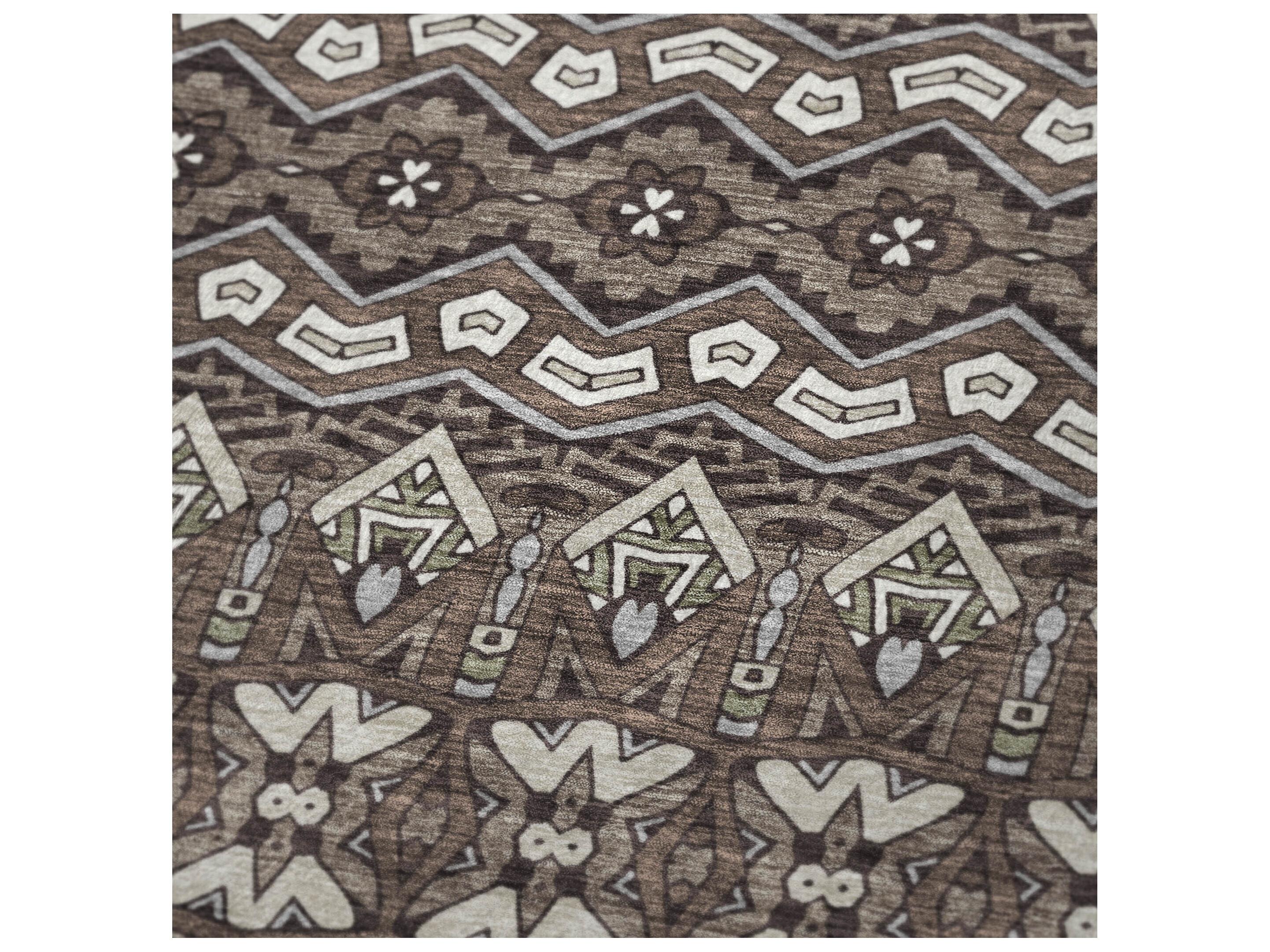 Dalyn Sherpa Brown Polyester Throw