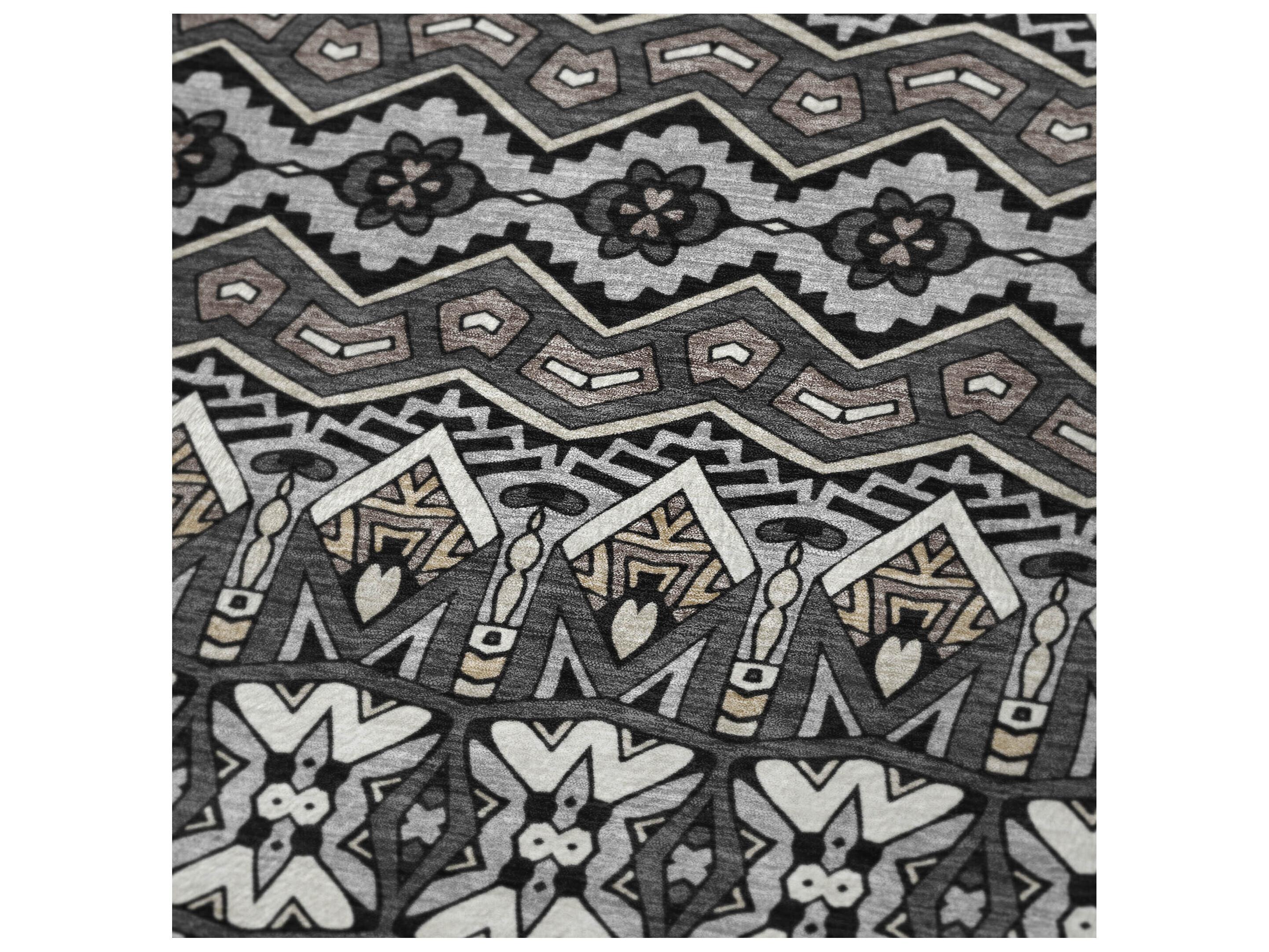 Dalyn Sherpa Gray Polyester Throw