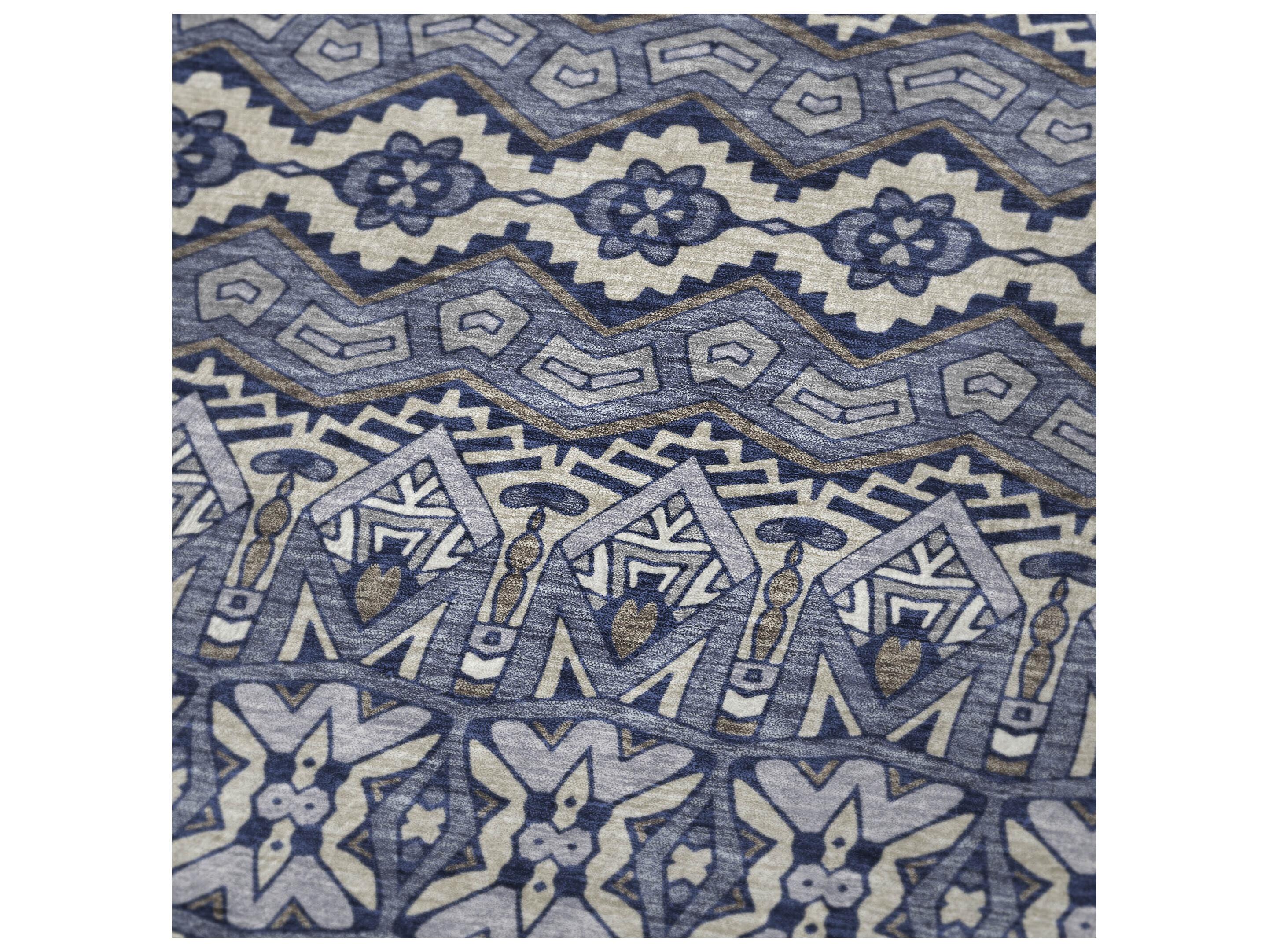 Dalyn Sherpa Blue Polyester Throw