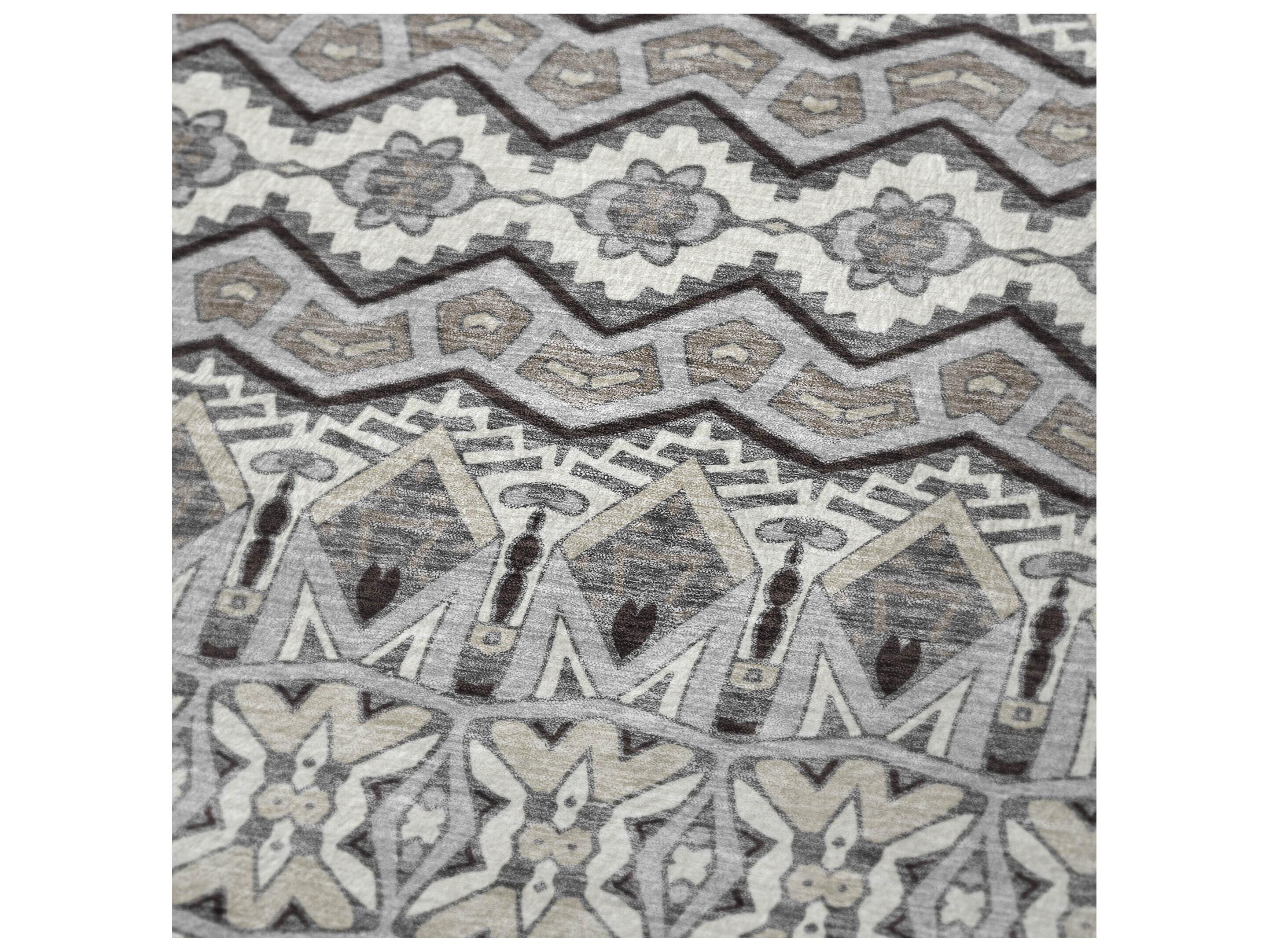 Dalyn Sherpa Gray Polyester Throw