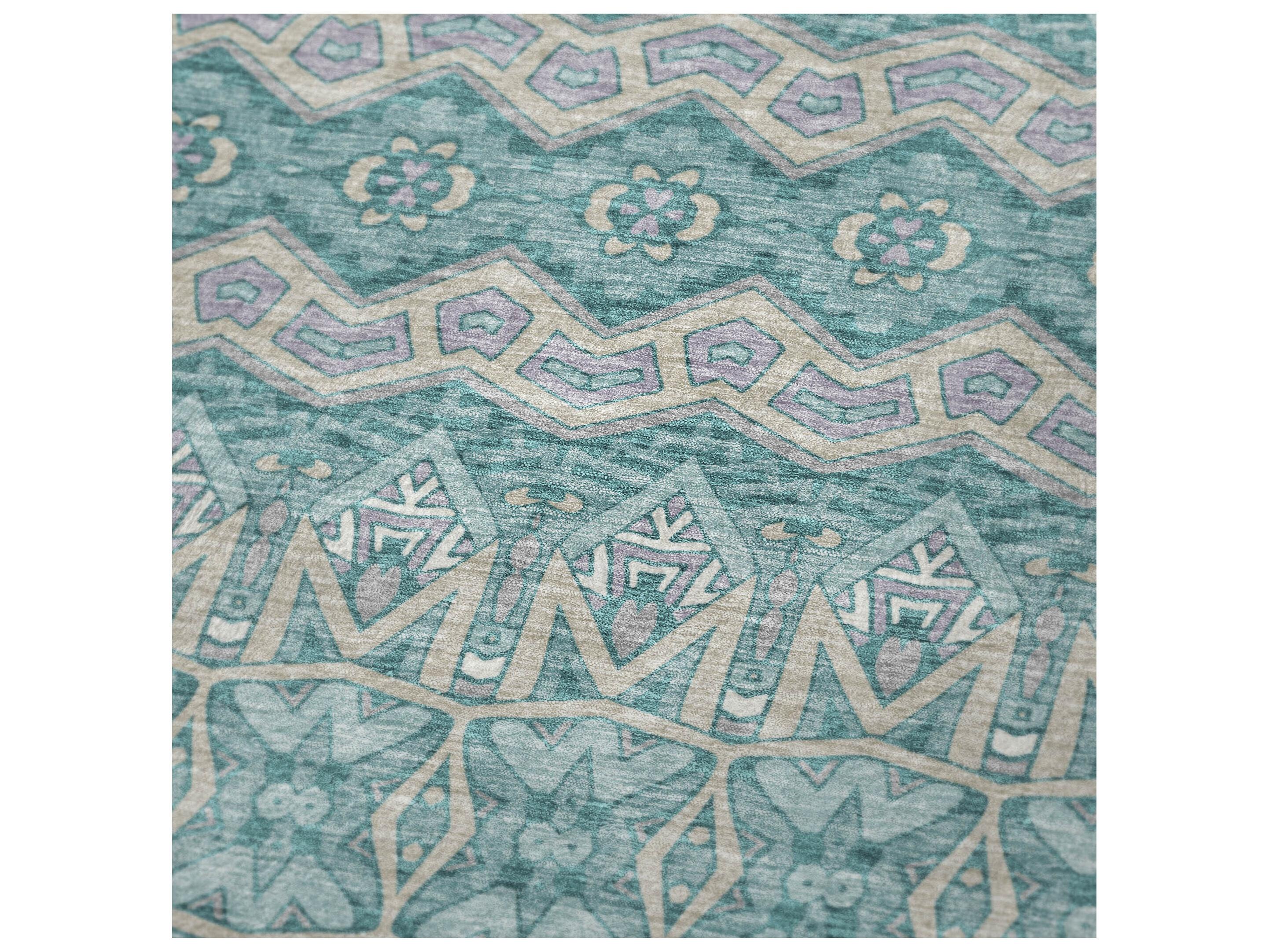 Dalyn Sherpa Teal Polyester Throw