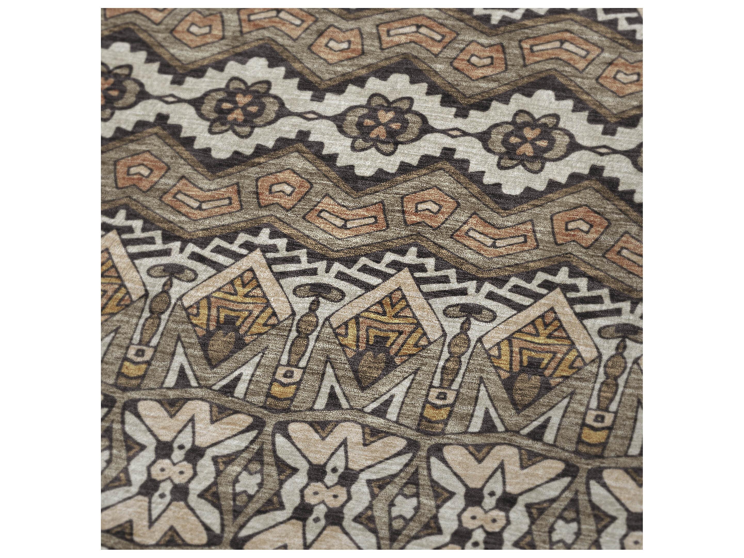 Dalyn Sherpa Brown Polyester Throw