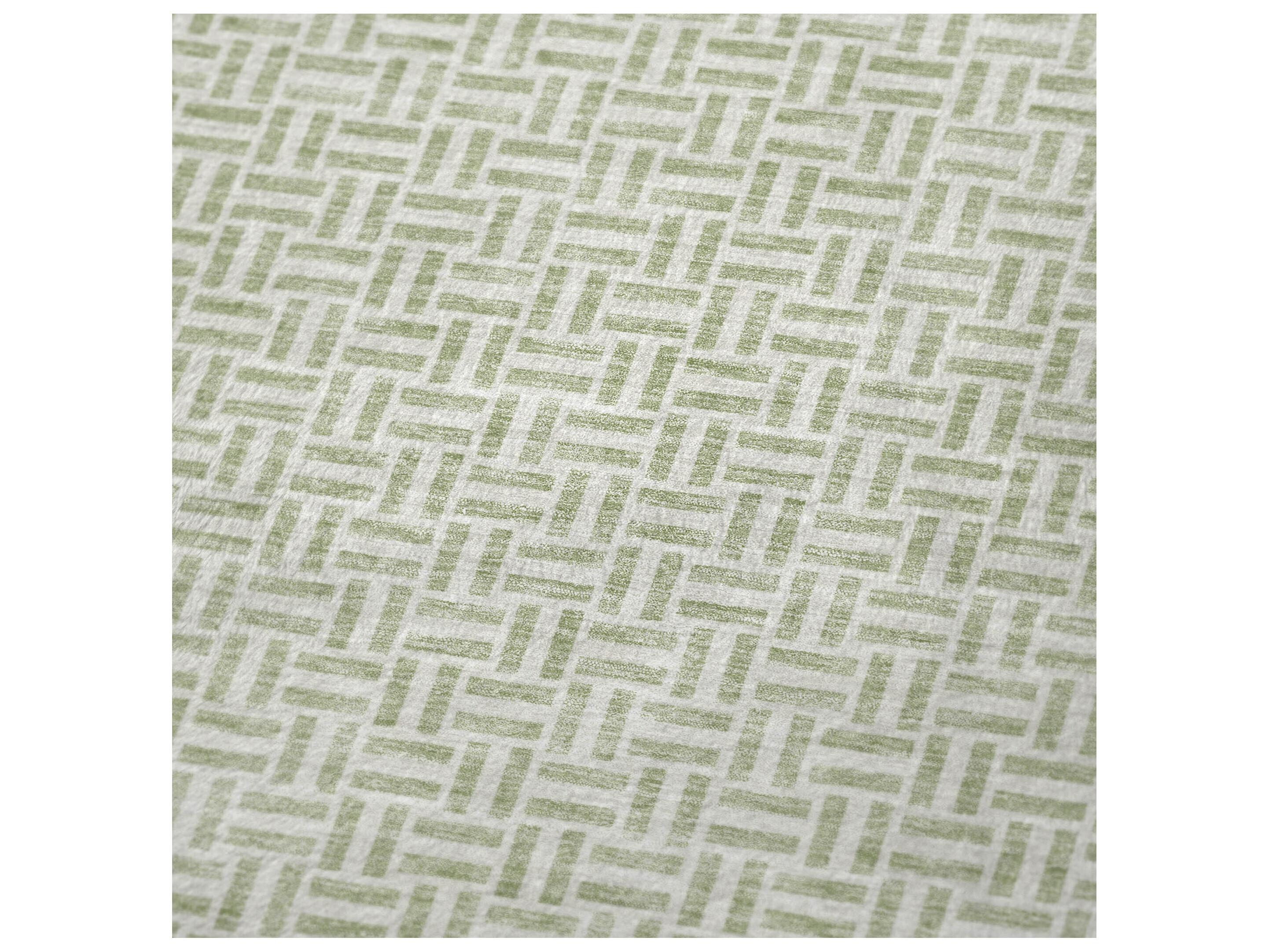 Dalyn Sherpa Green Polyester Throw