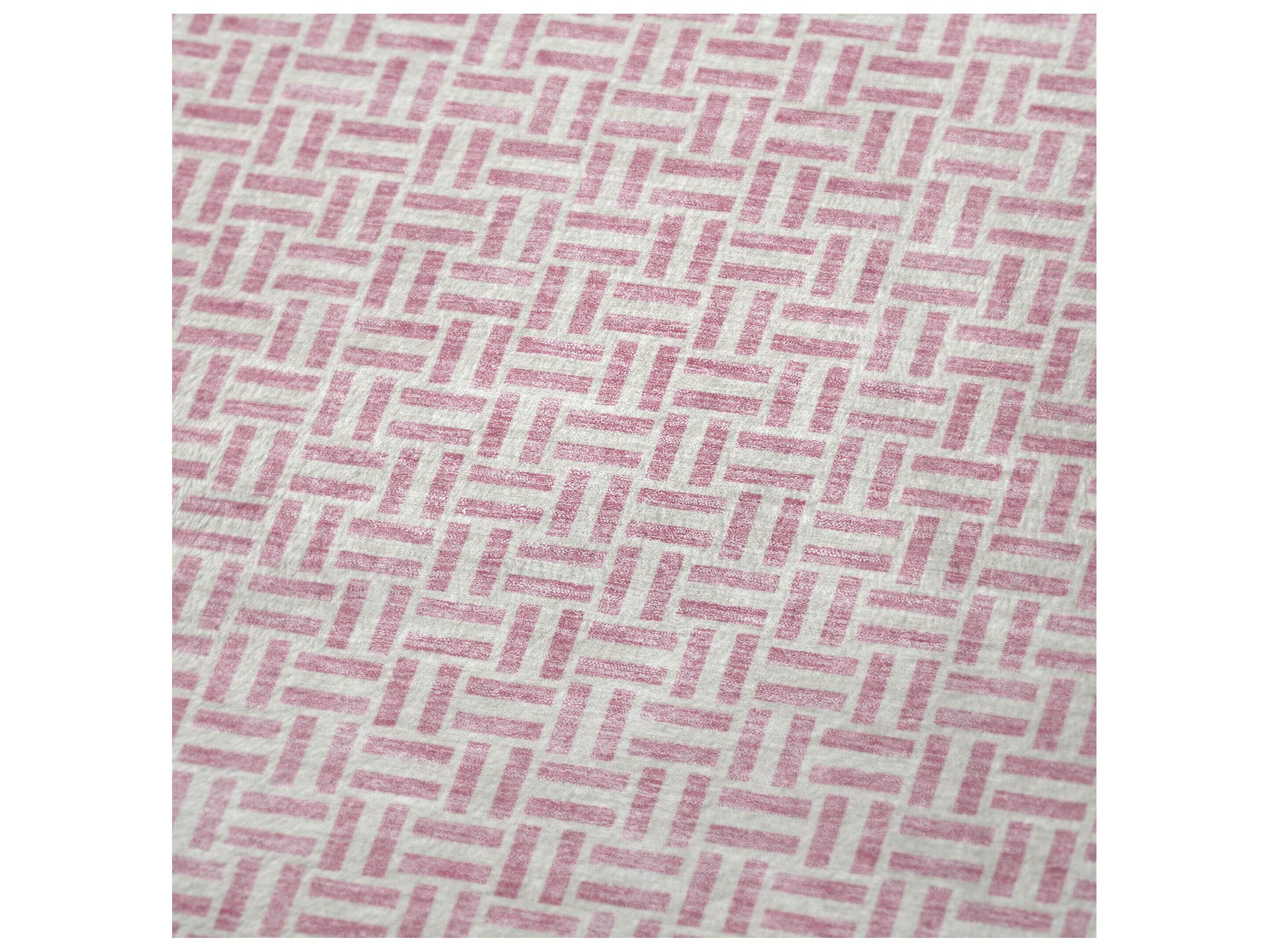 Dalyn Sherpa Pink Polyester Throw