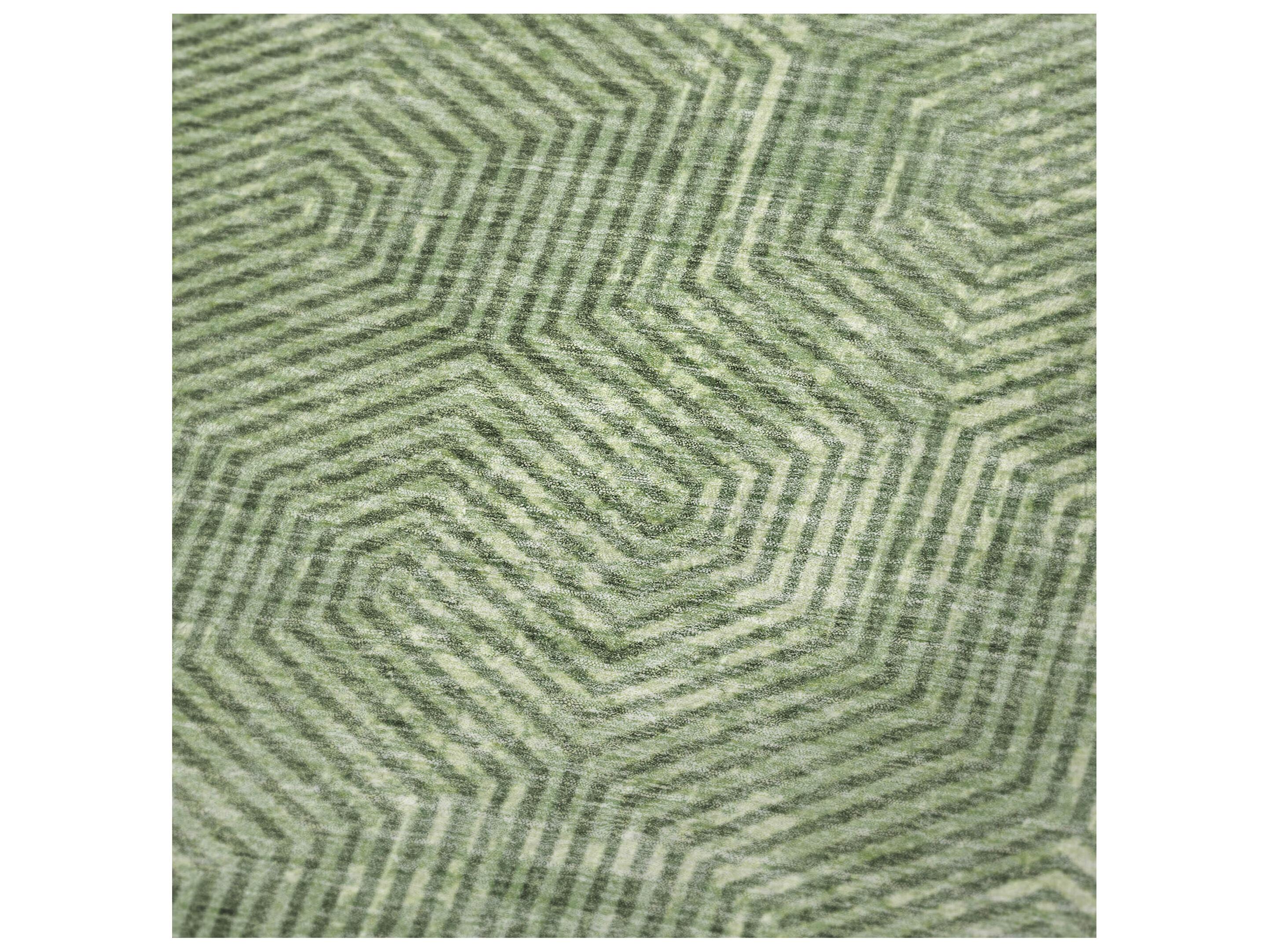 Dalyn Sherpa Green Polyester Throw