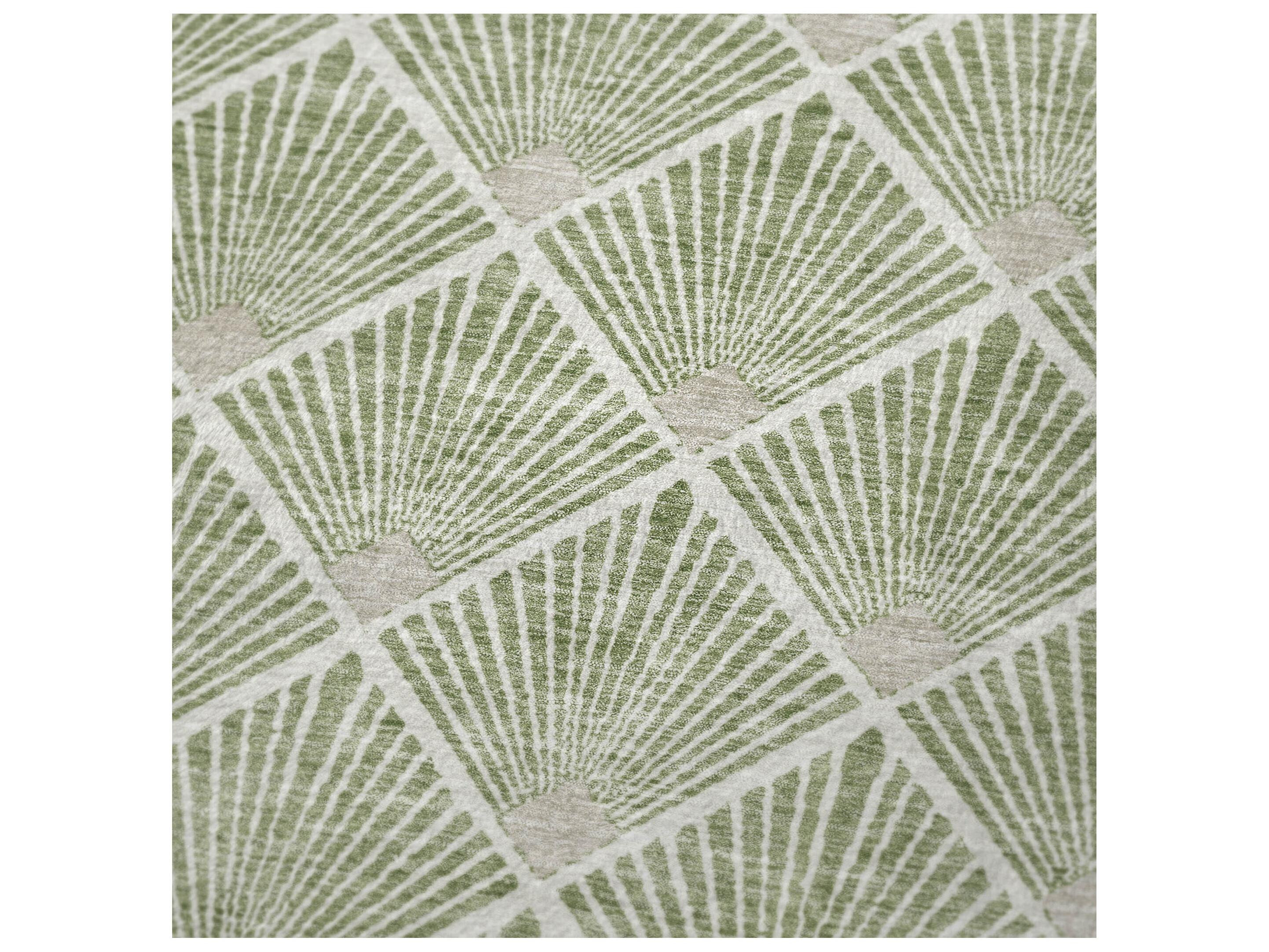 Dalyn Sherpa Green Polyester Throw