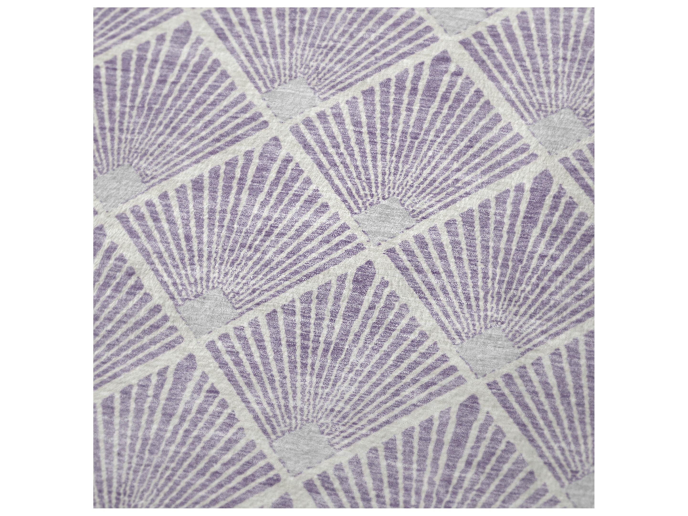 Dalyn Sherpa Purple Polyester Throw