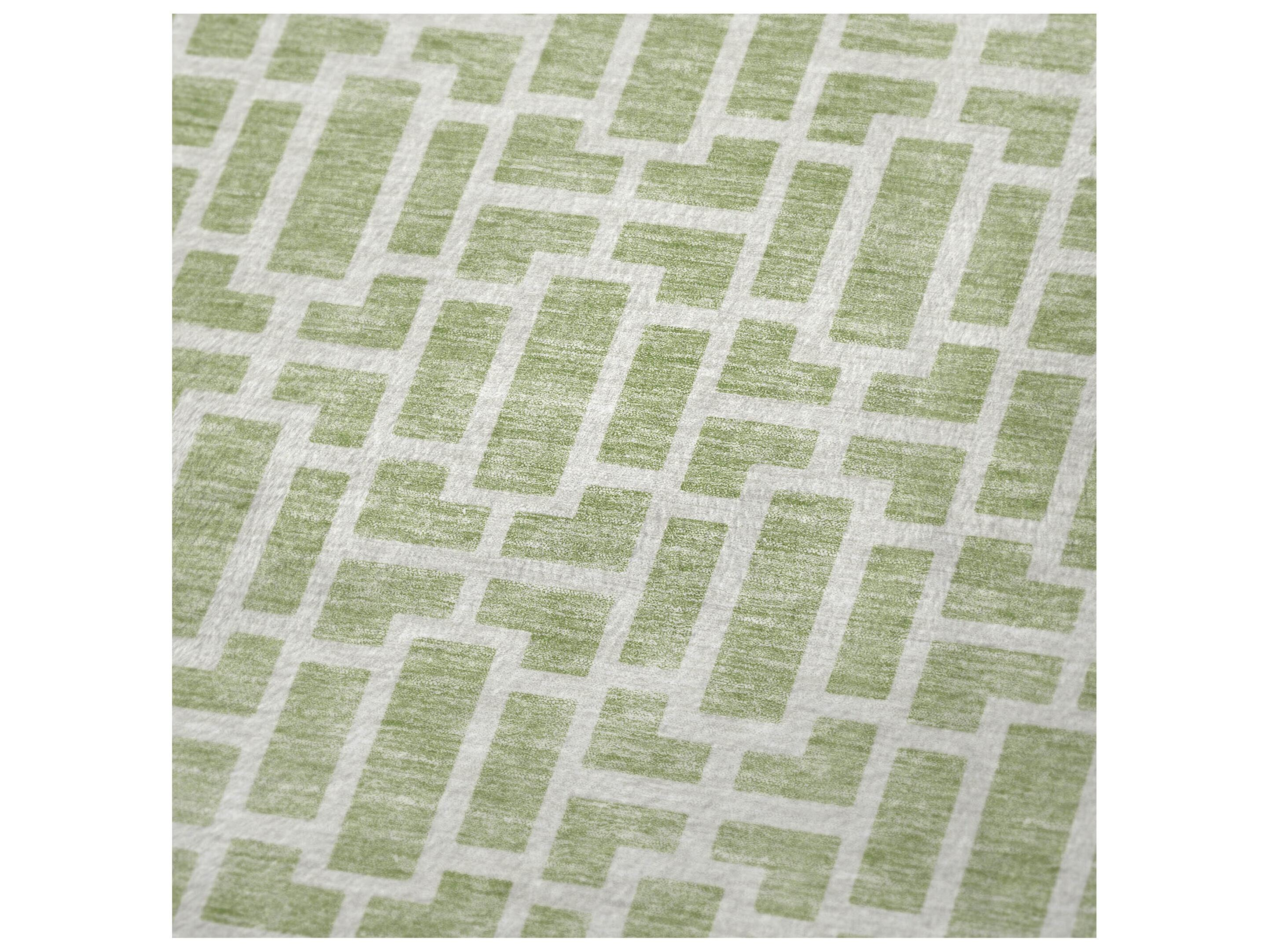 Dalyn Sherpa Green Polyester Throw