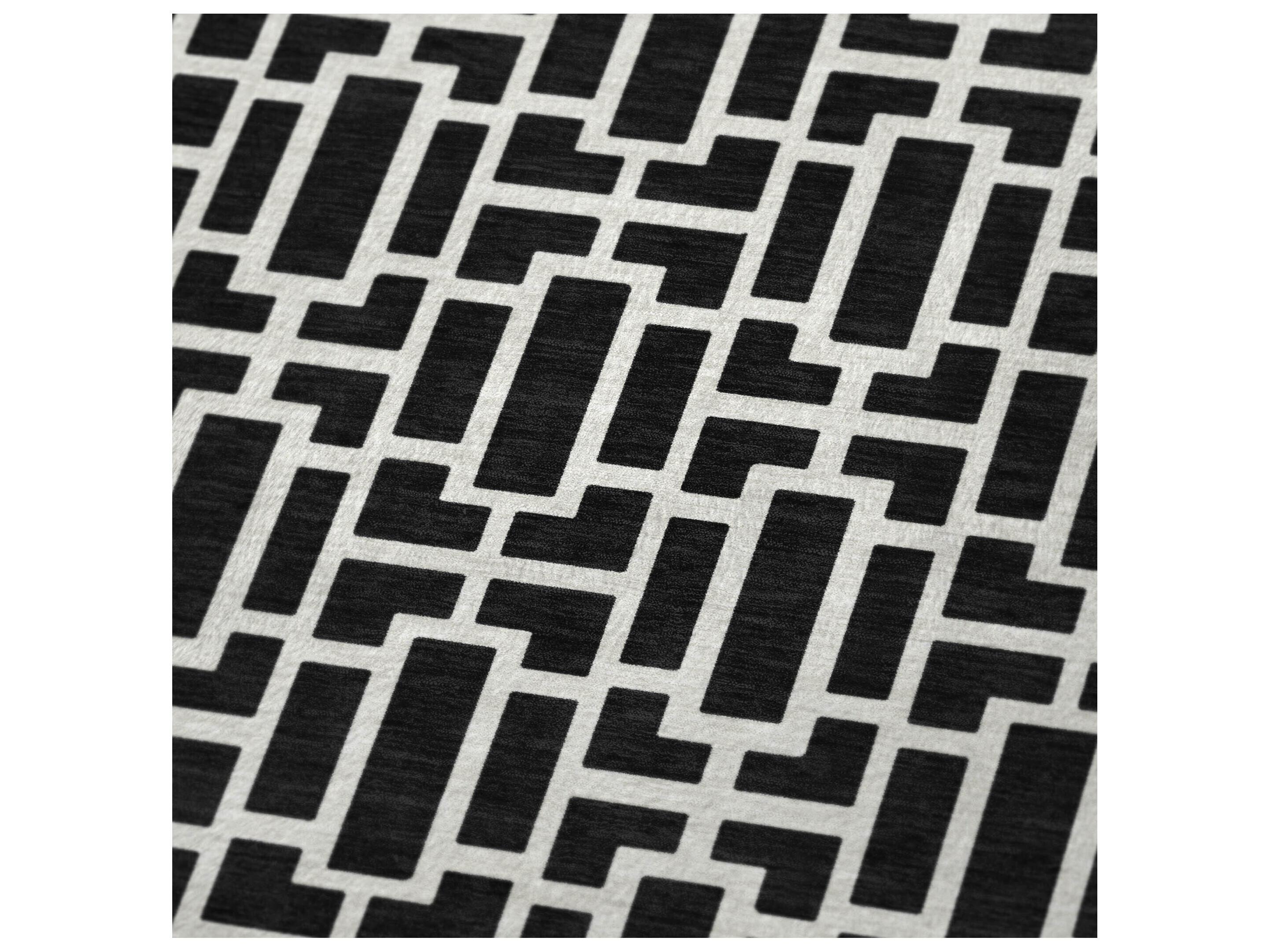 Dalyn Sherpa Black Polyester Throw