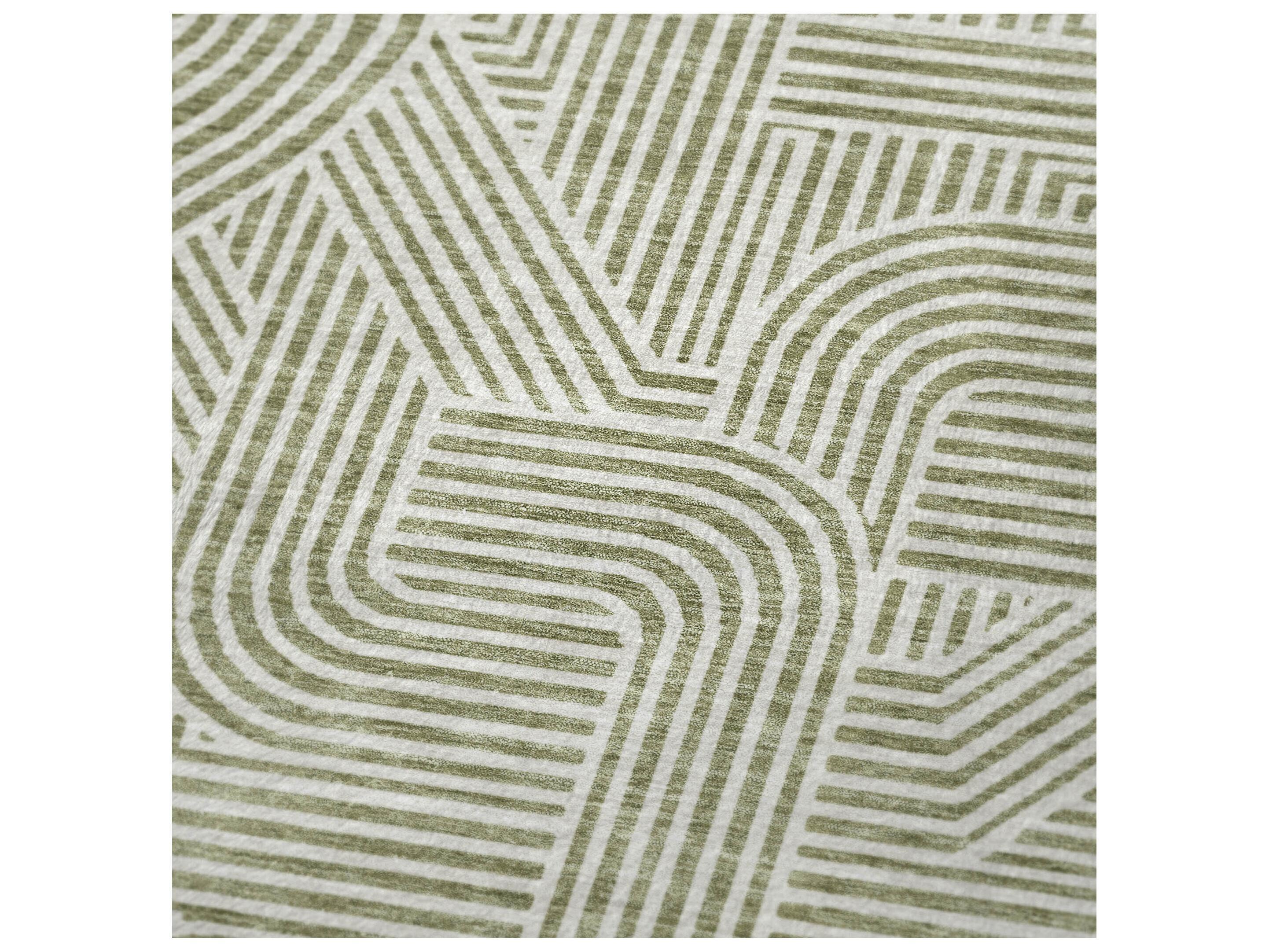 Dalyn Sherpa Green Polyester Throw