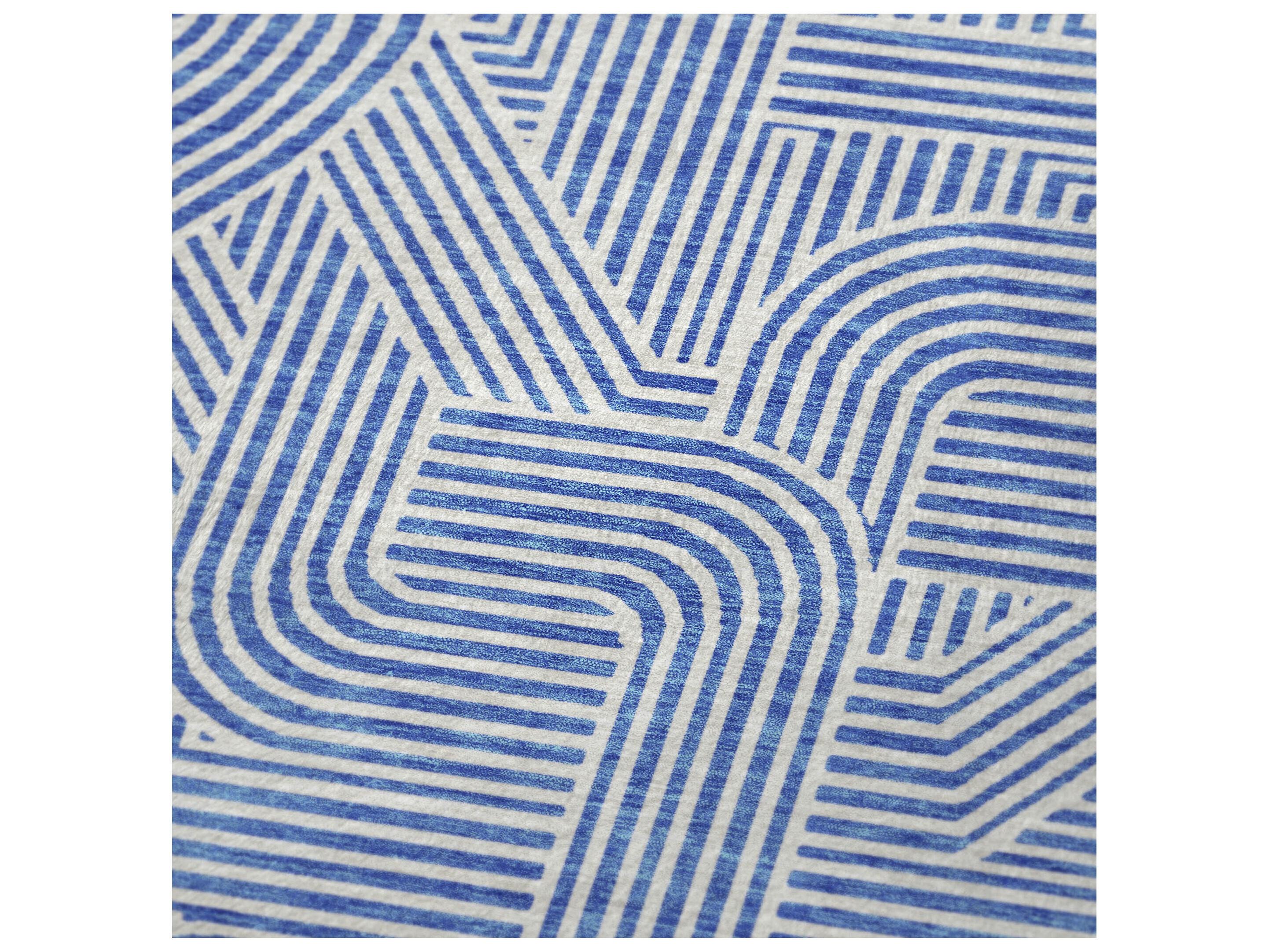 Dalyn Sherpa Blue Polyester Throw