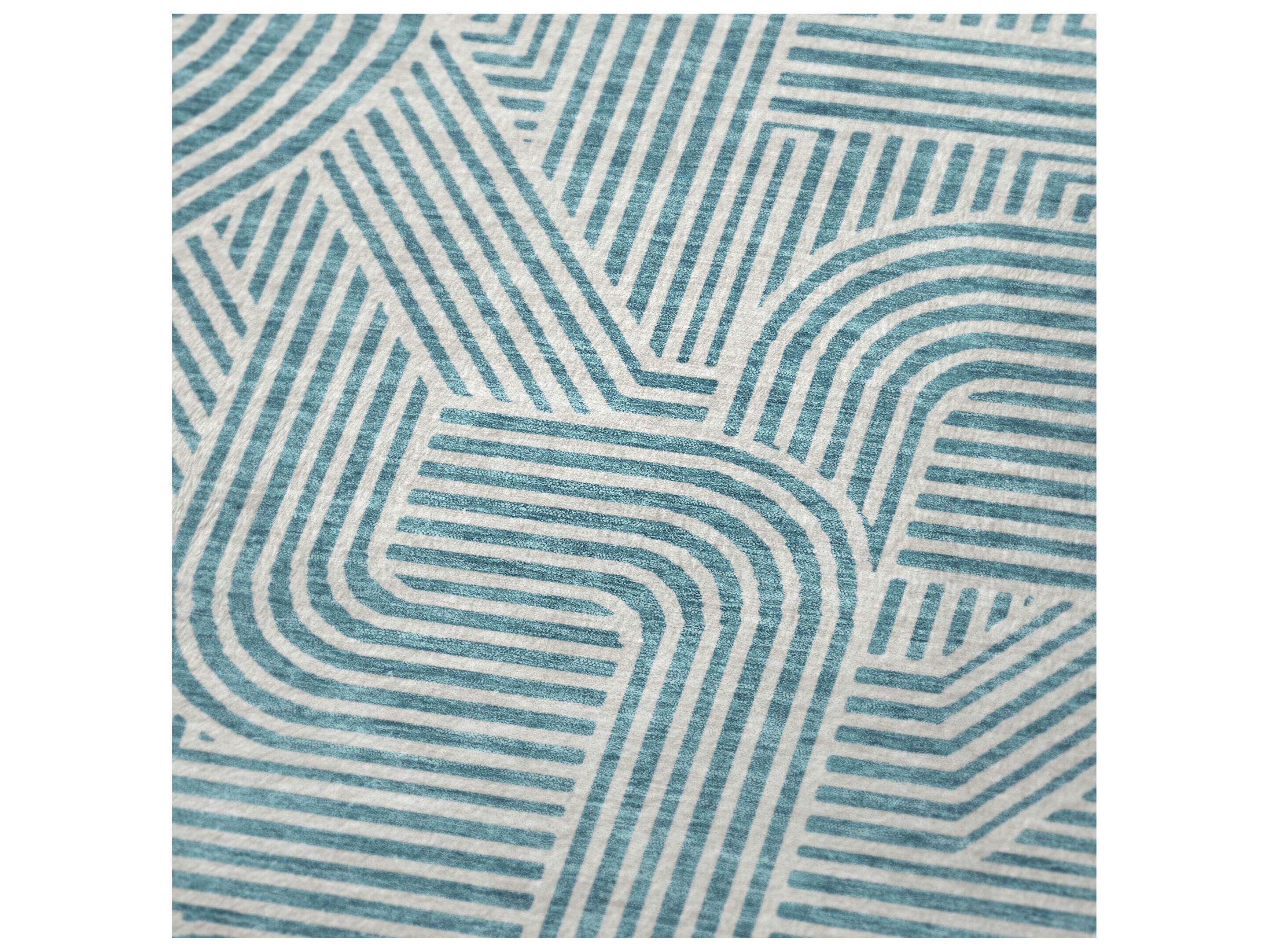 Dalyn Sherpa Teal Polyester Throw
