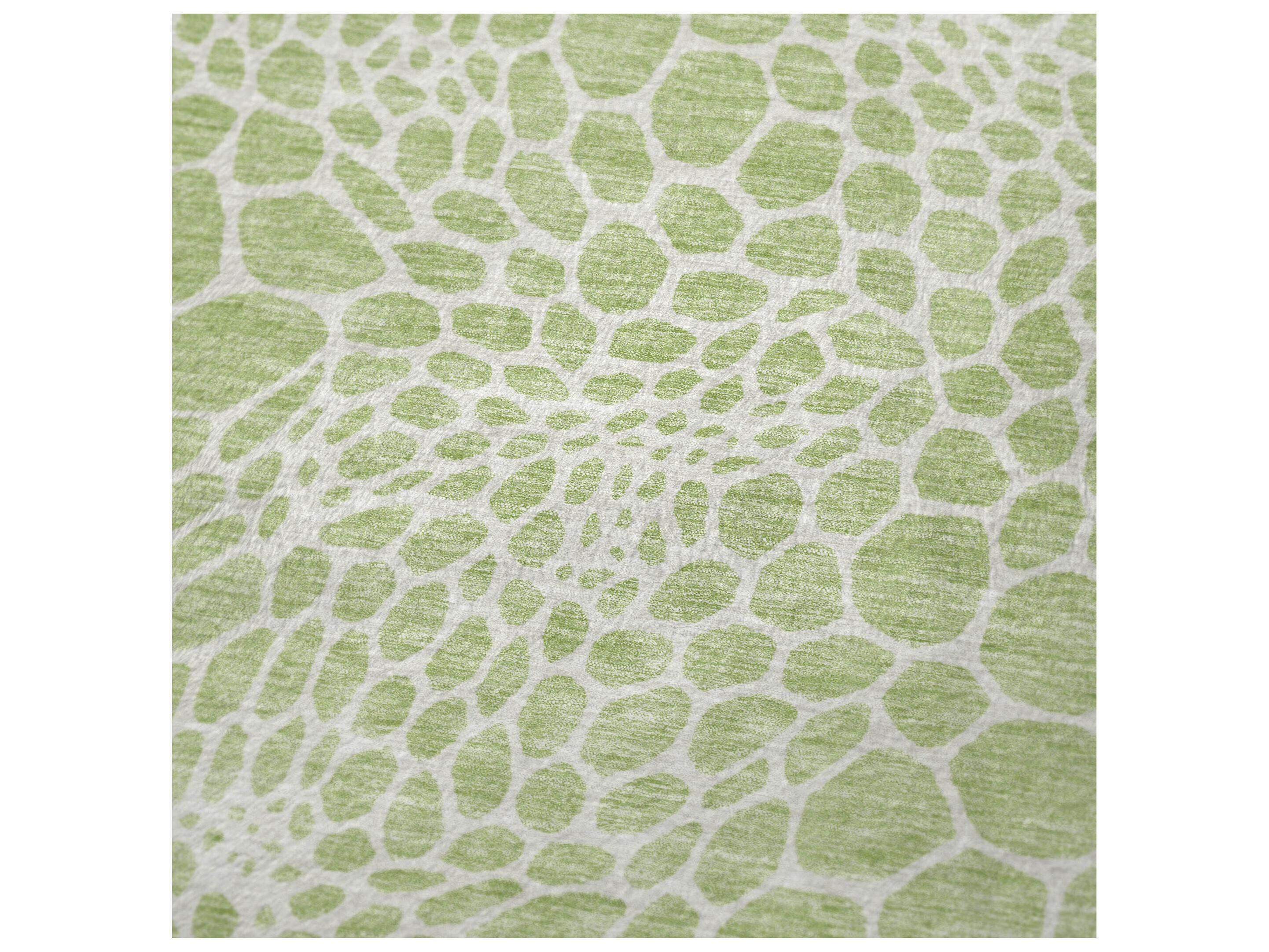Dalyn Sherpa Green Polyester Throw