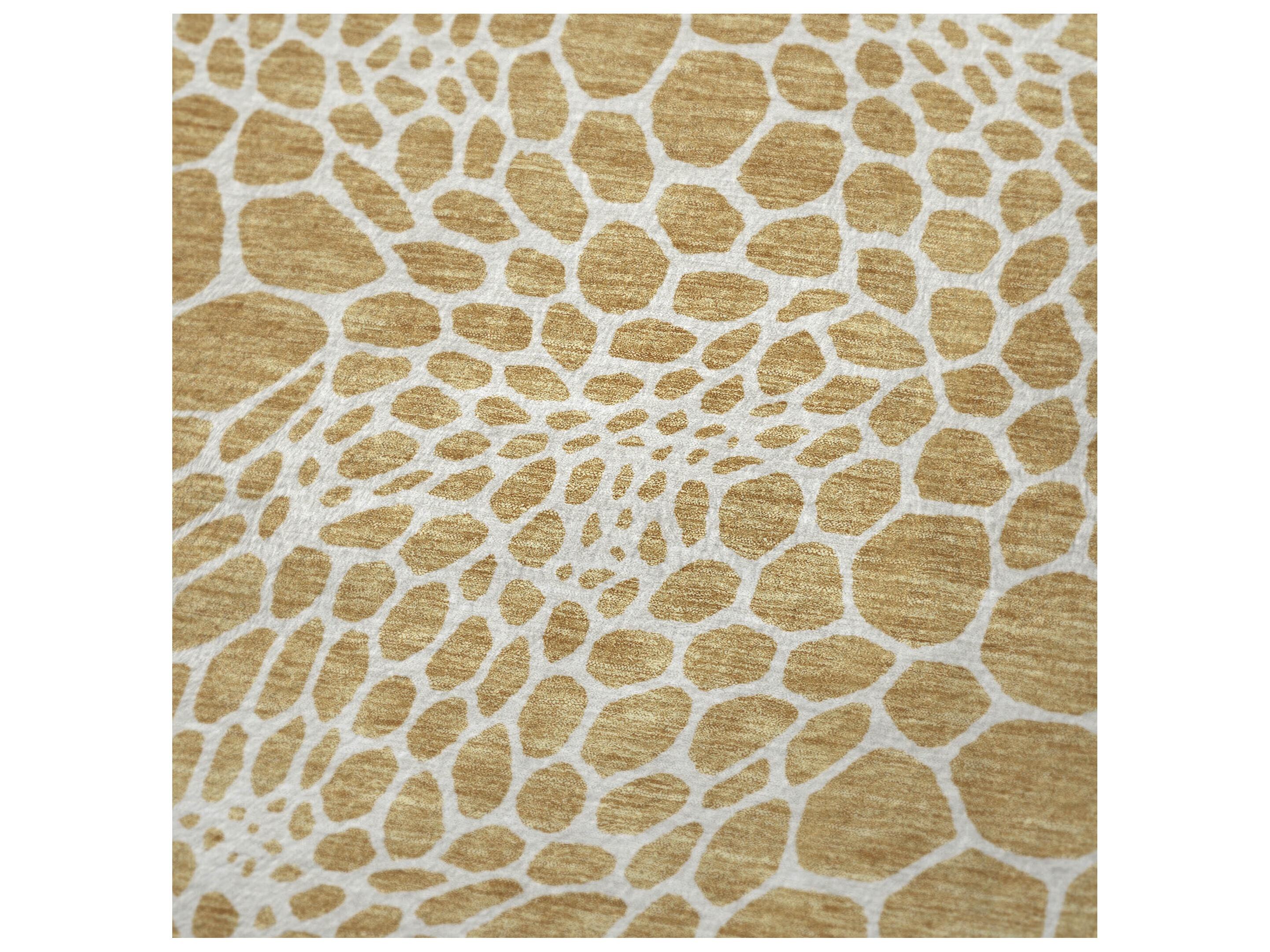 Dalyn Sherpa Gold Polyester Throw