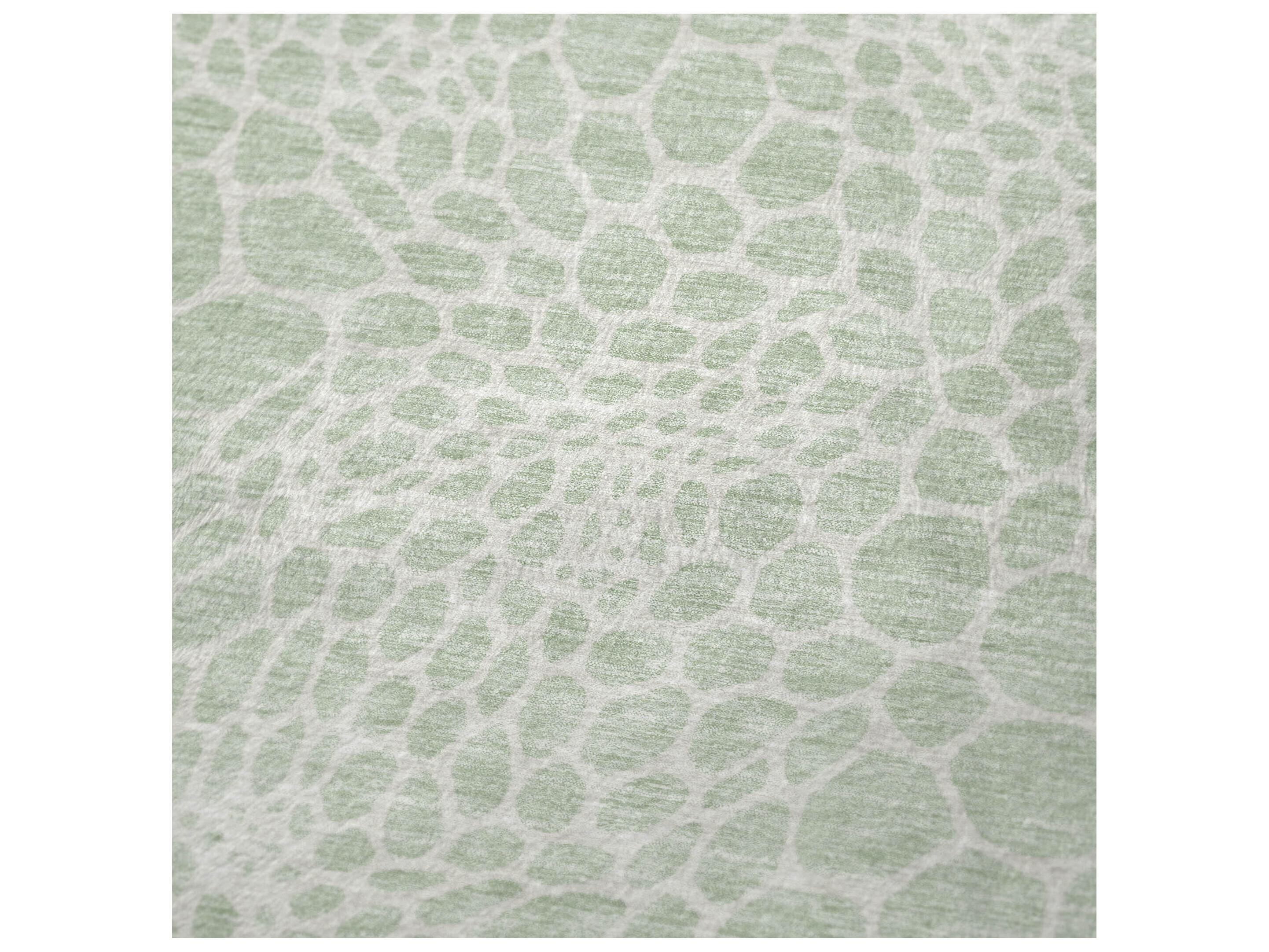 Dalyn Sherpa Green Polyester Throw