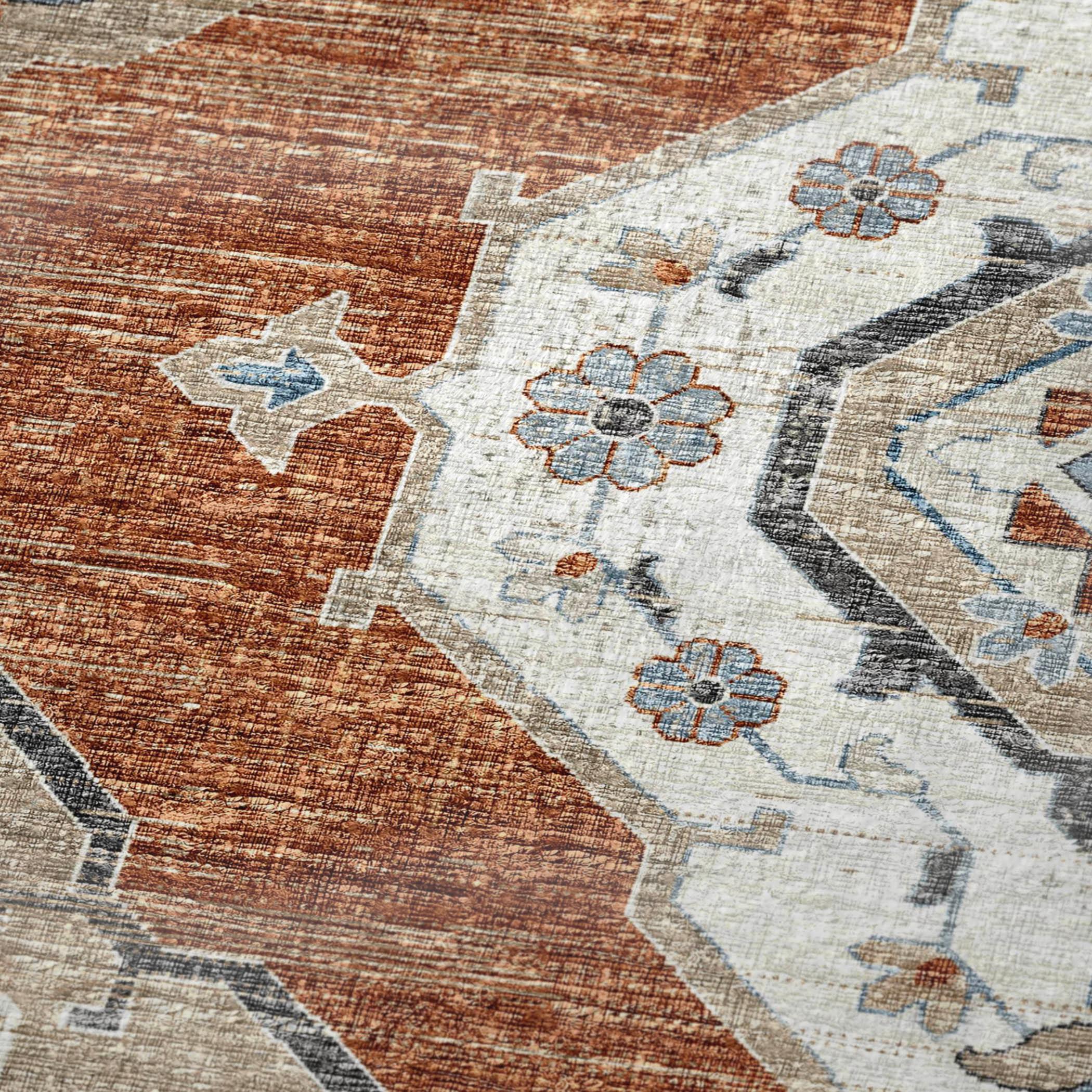 Dalyn Sherpa Orange Polyester Throw