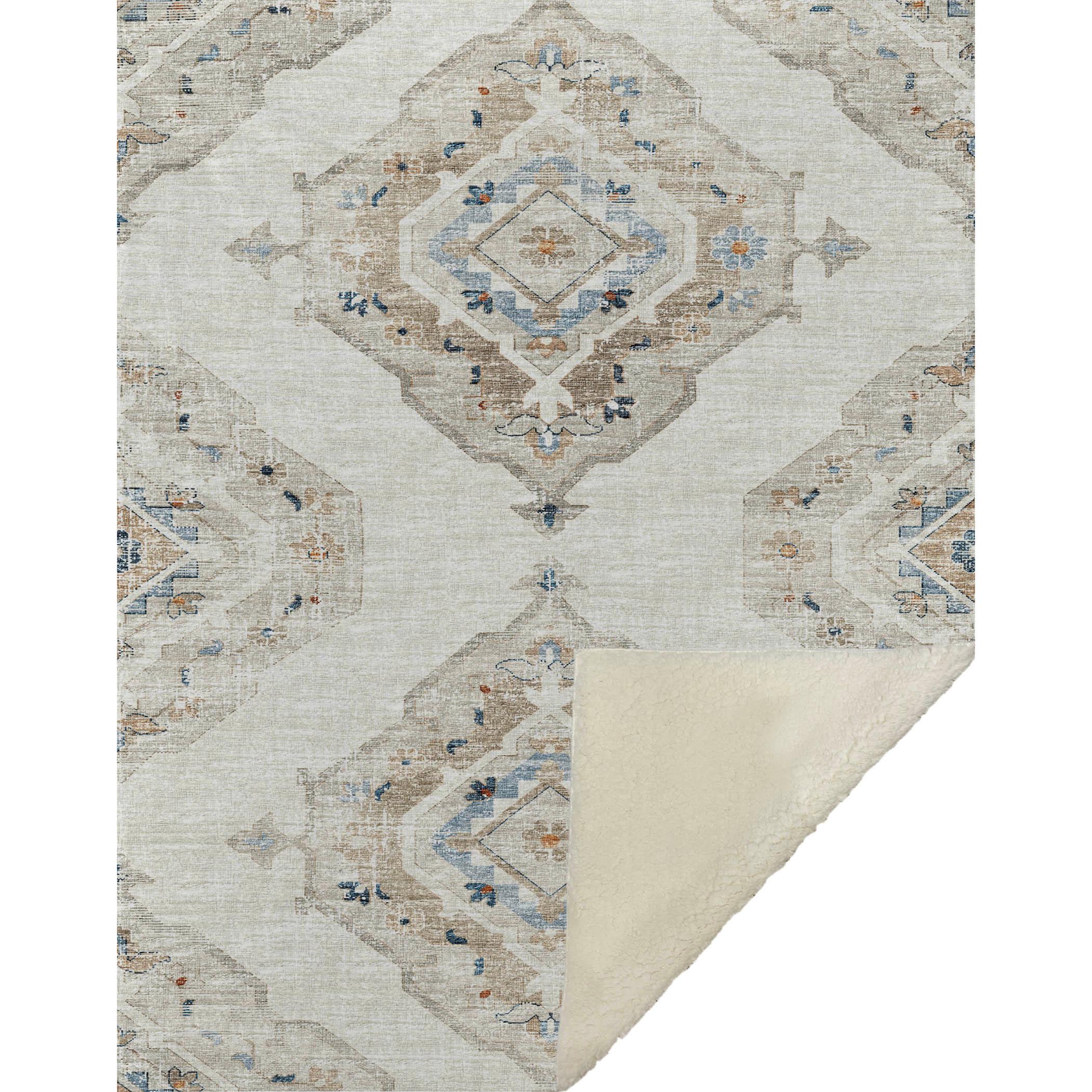 Dalyn Sherpa Multi Polyester Throw