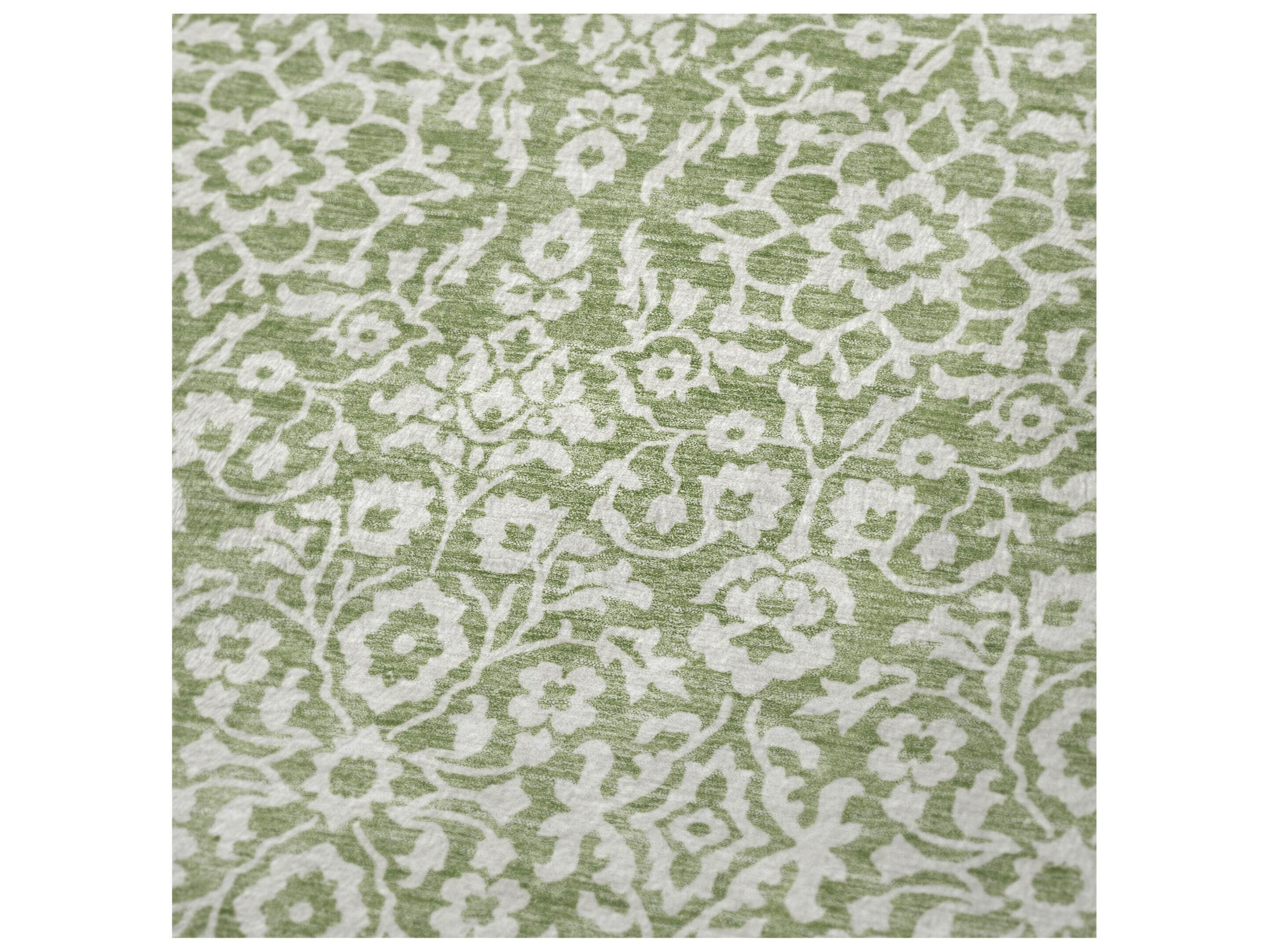 Dalyn Sherpa Green Polyester Throw