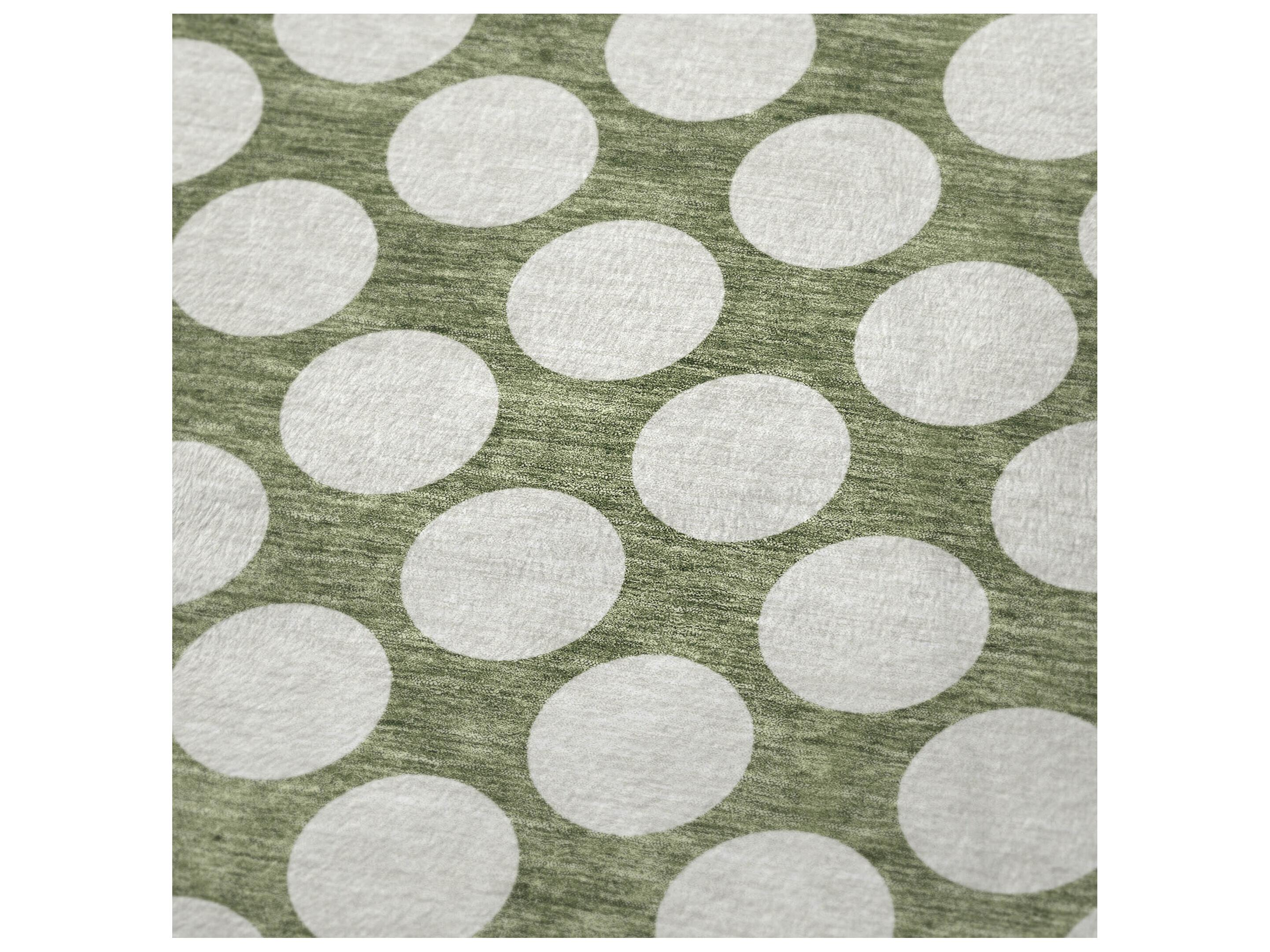 Dalyn Sherpa Green Polyester Throw