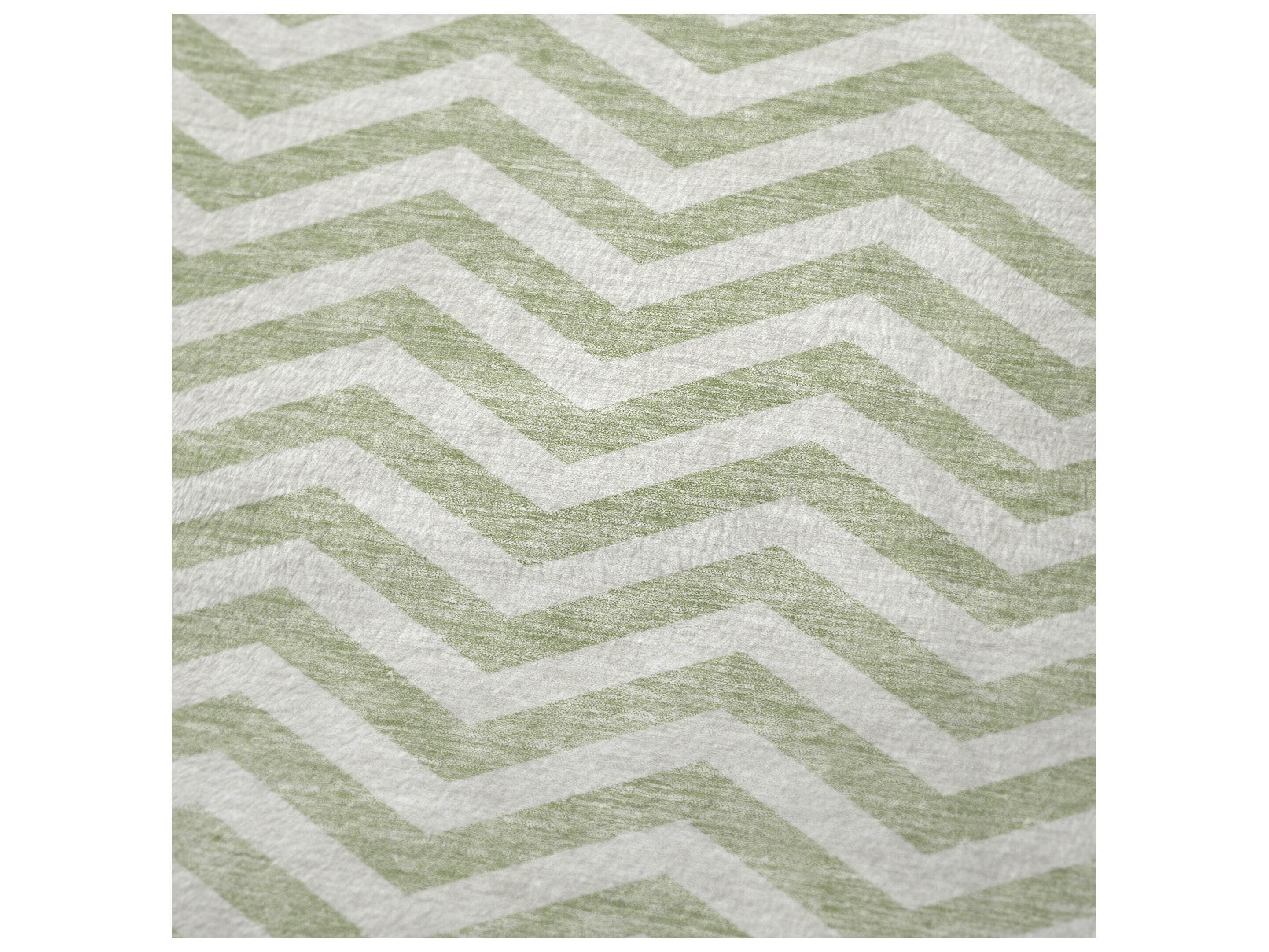 Dalyn Sherpa Green Polyester Throw