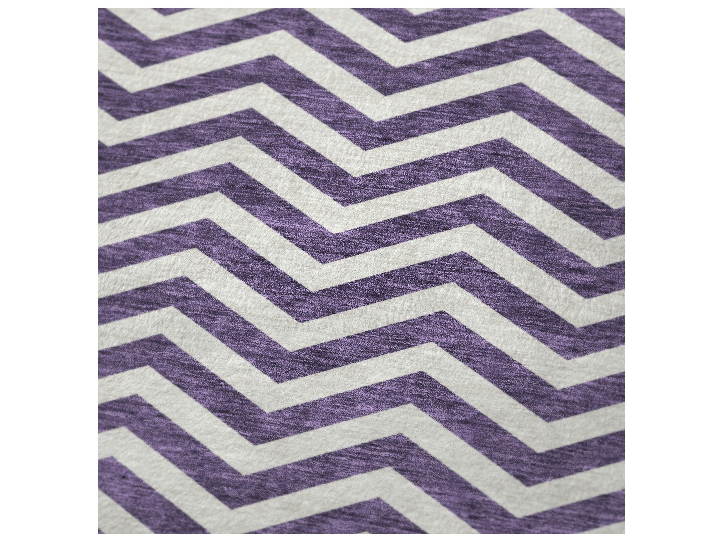 Dalyn Sherpa Purple Polyester Throw