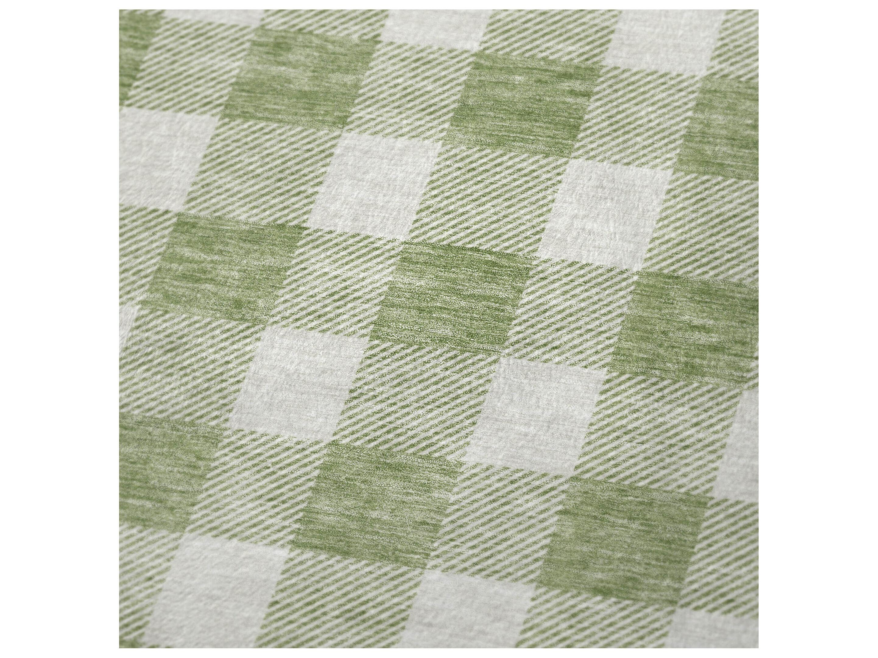 Dalyn Sherpa Green Polyester Throw