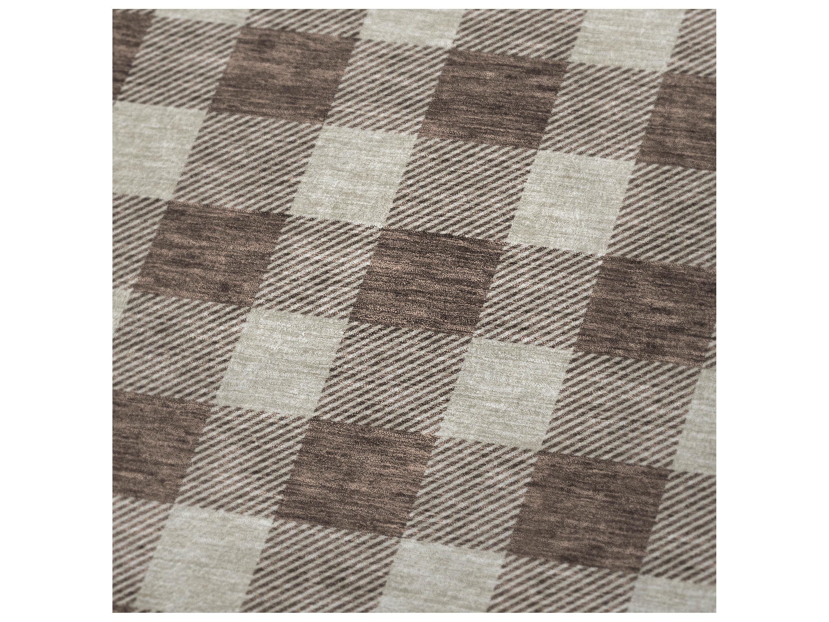 Dalyn Sherpa Brown Polyester Throw