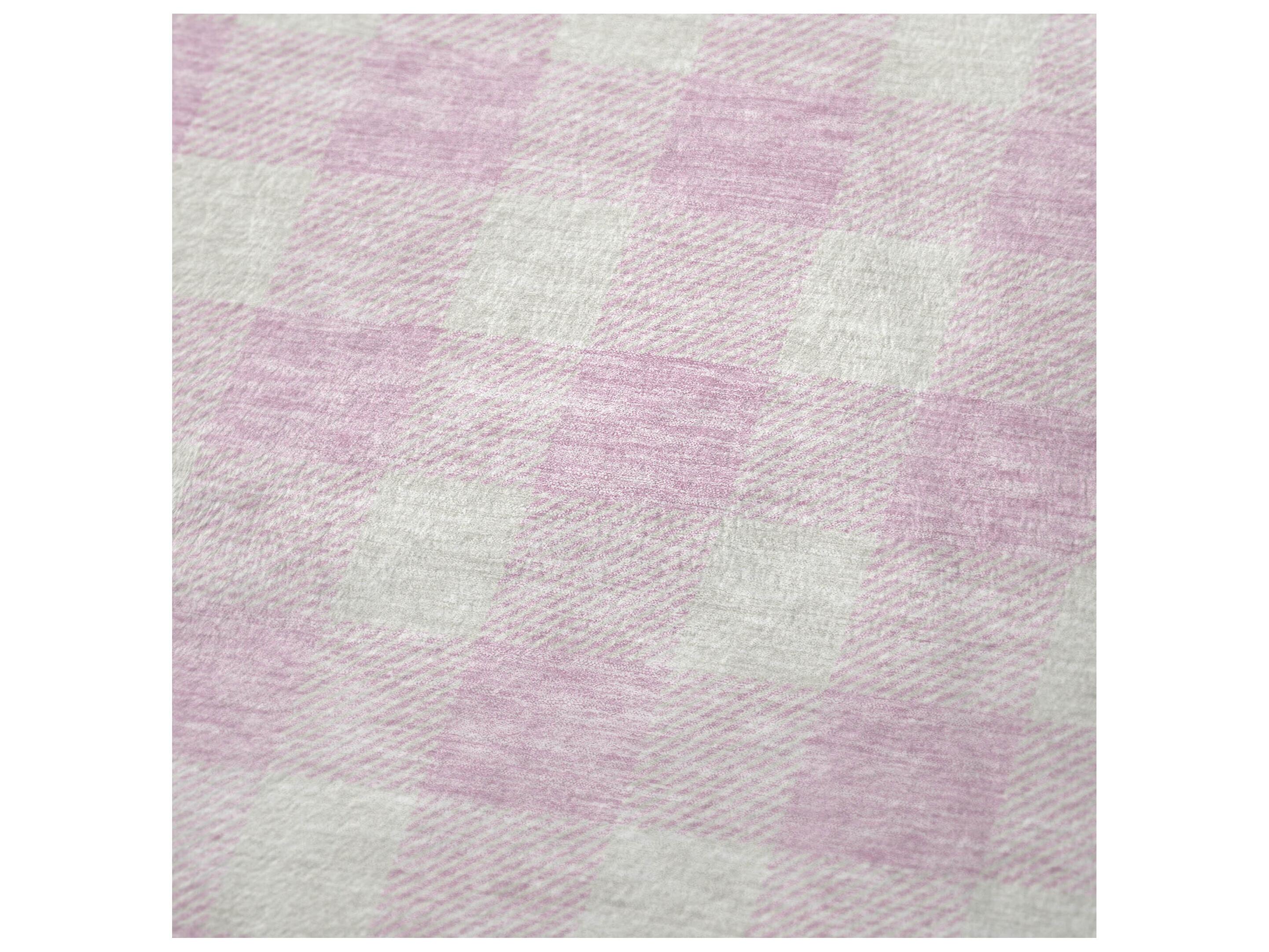Dalyn Sherpa Pink Polyester Throw