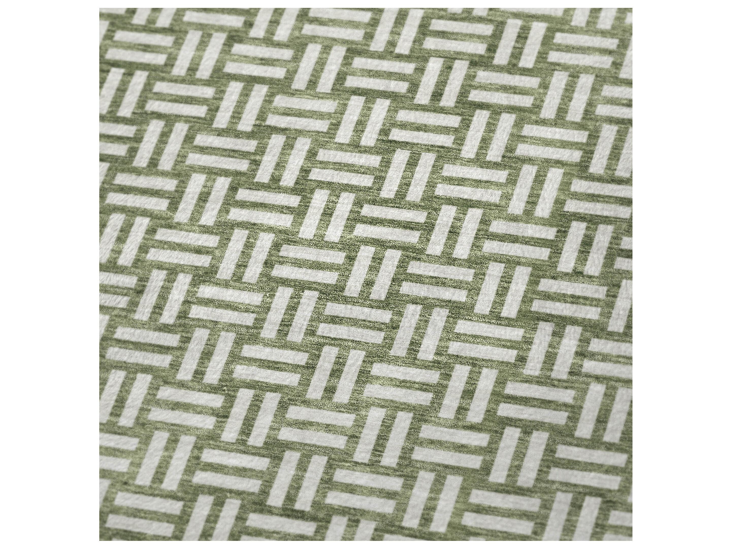 Dalyn Sherpa Green Polyester Throw
