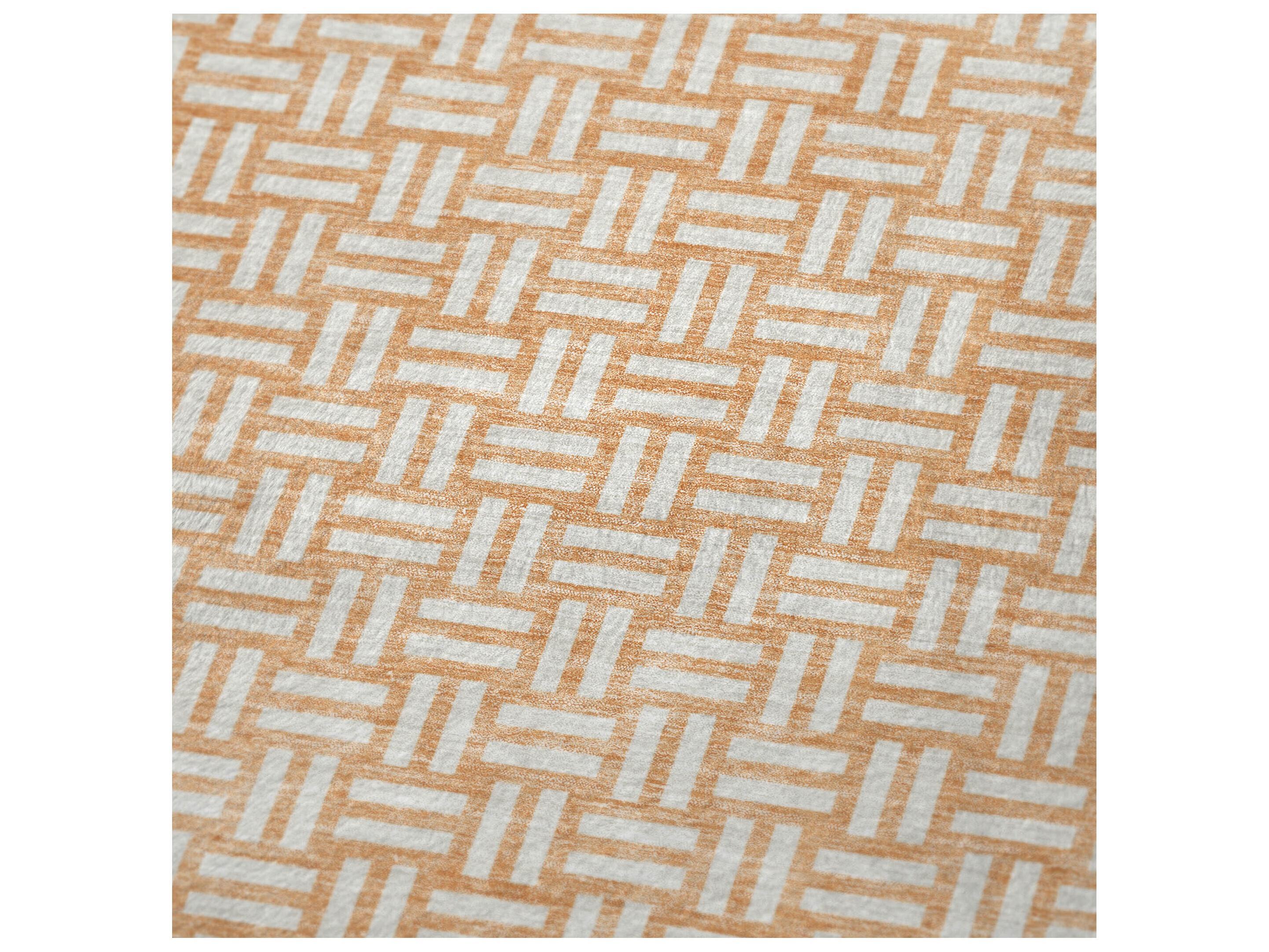 Dalyn Sherpa Orange Polyester Throw