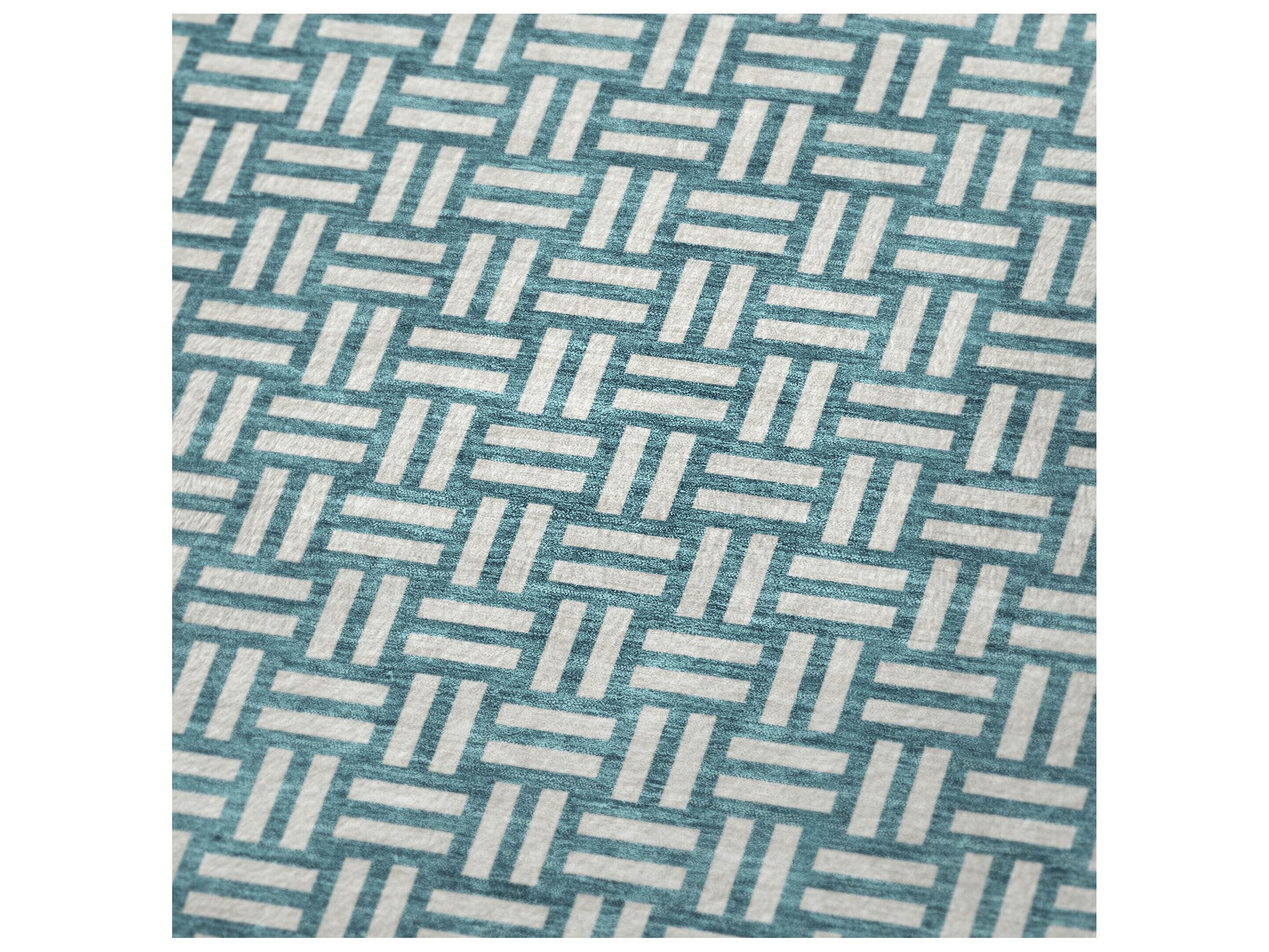 Dalyn Sherpa Teal Polyester Throw