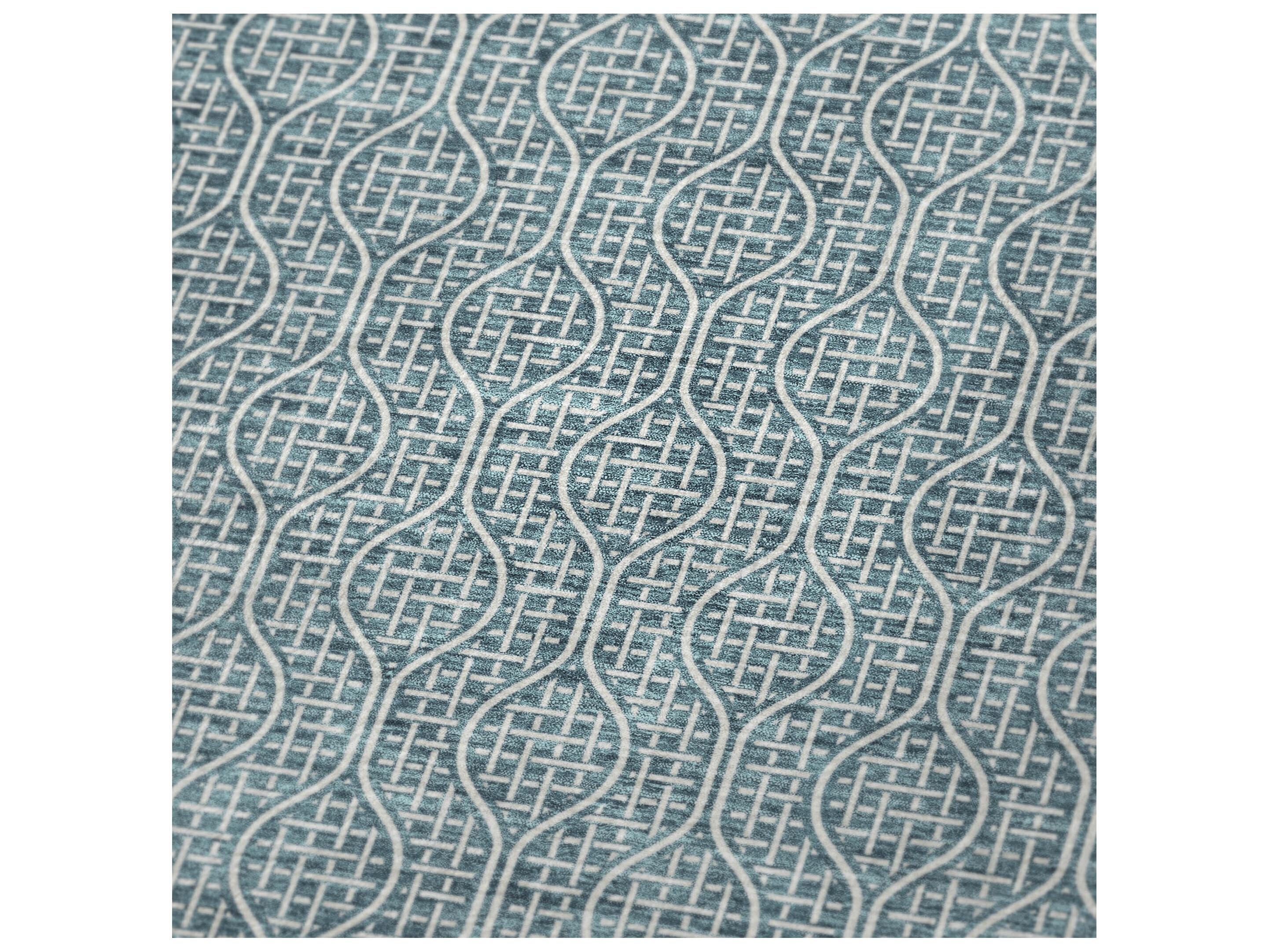 Dalyn Sherpa Teal Polyester Throw