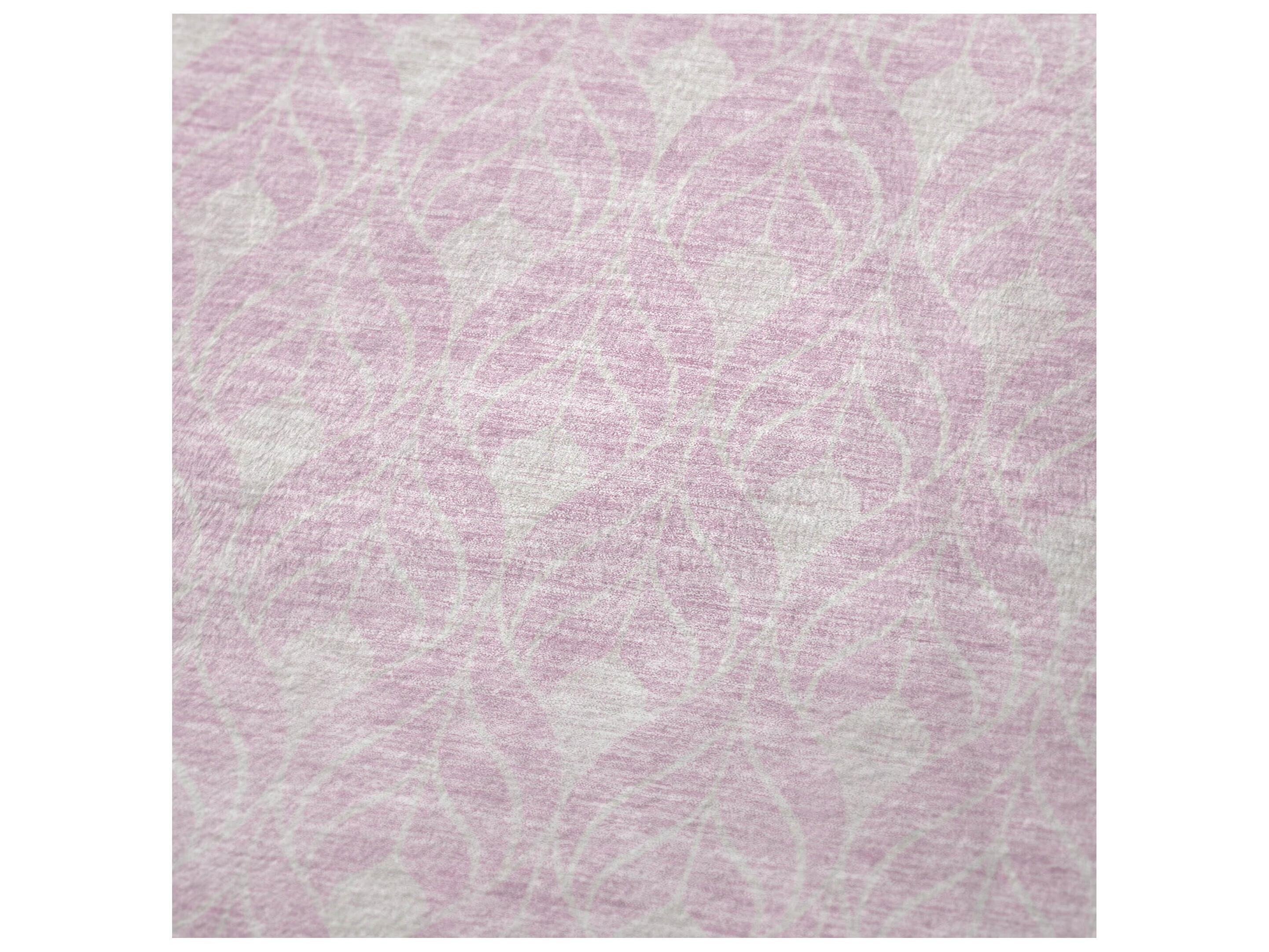 Dalyn Sherpa Pink Polyester Throw