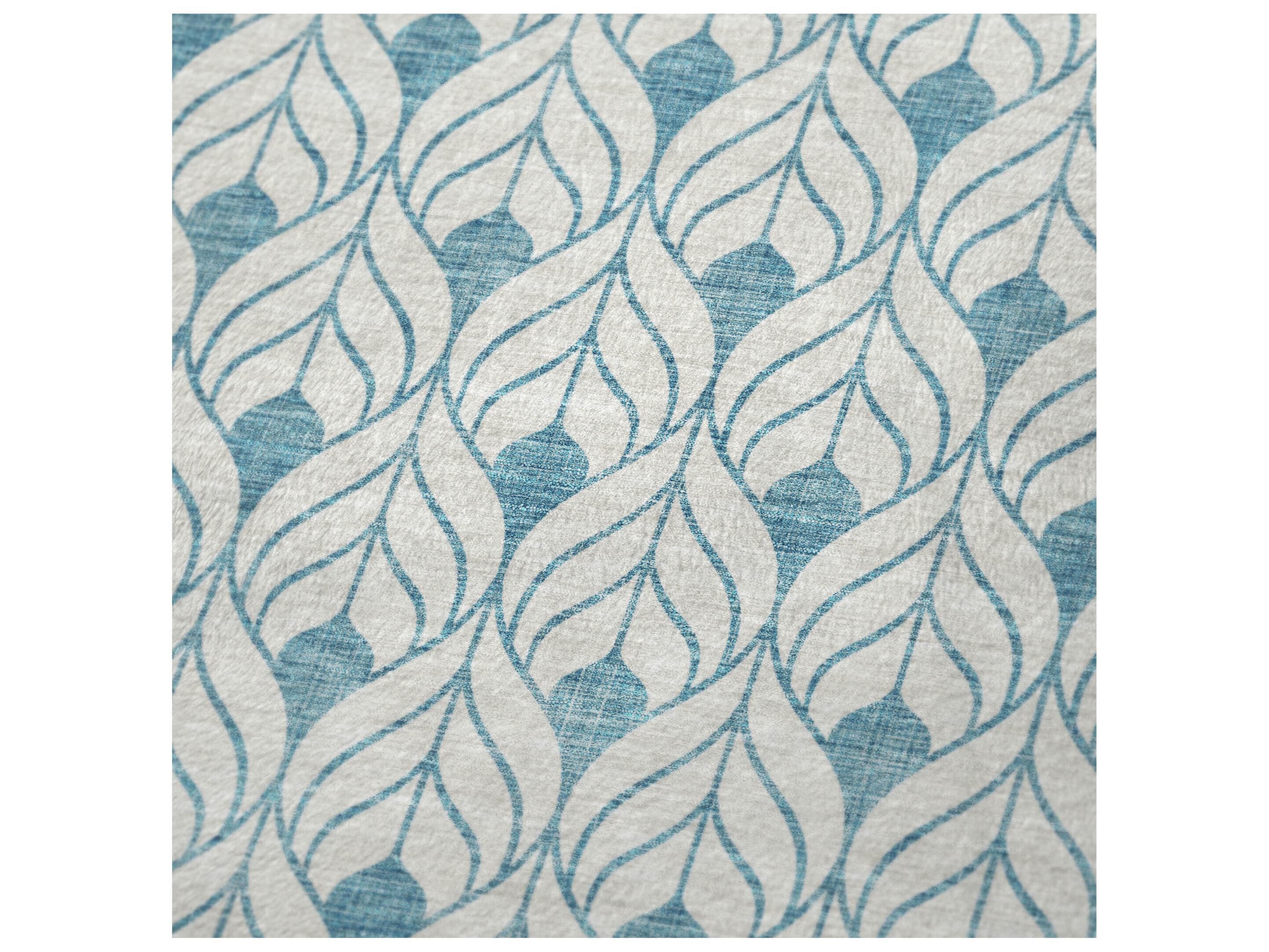 Dalyn Sherpa Teal Polyester Throw