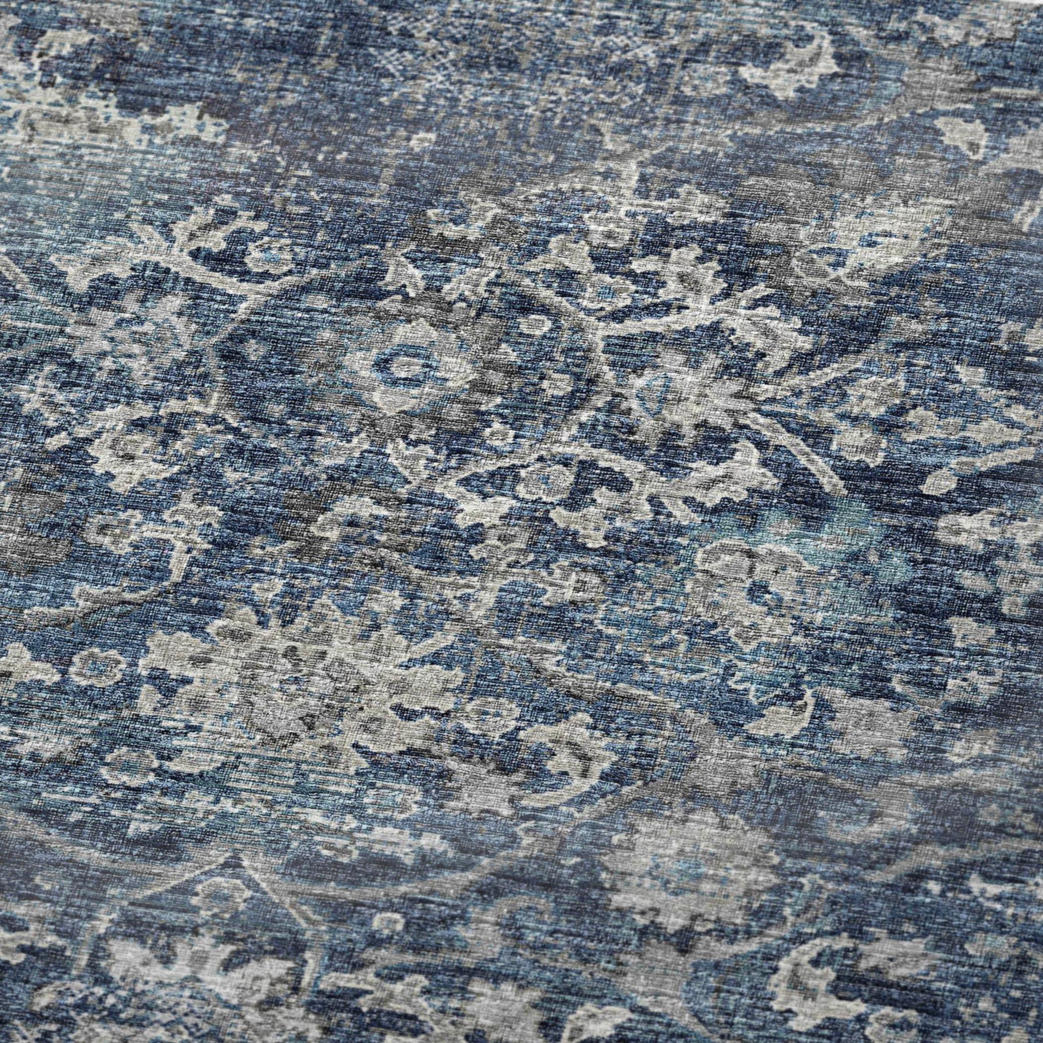 Dalyn Sherpa Blue Polyester Throw