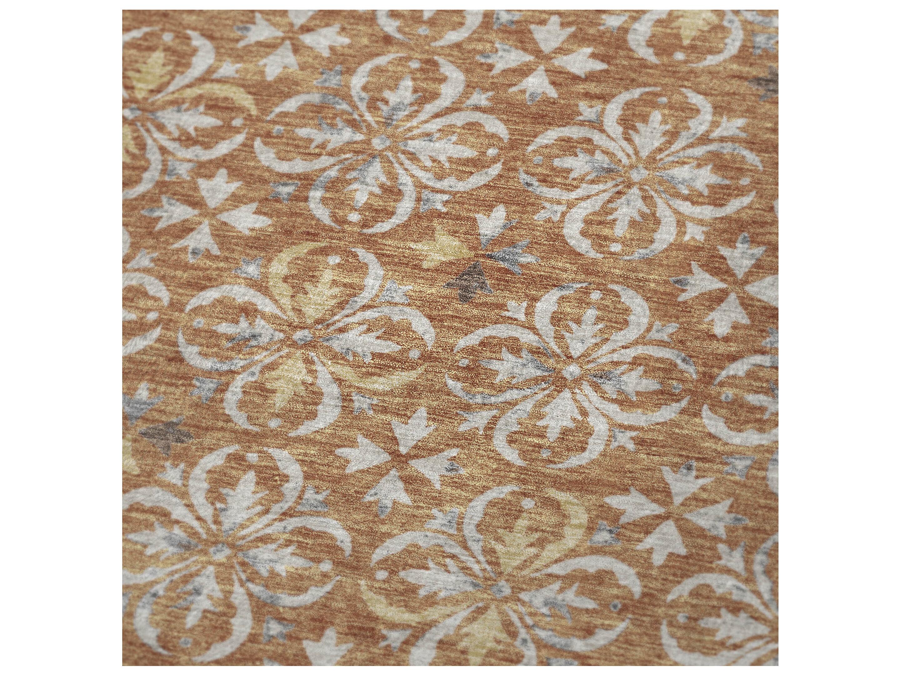 Dalyn Sherpa Orange Polyester Throw