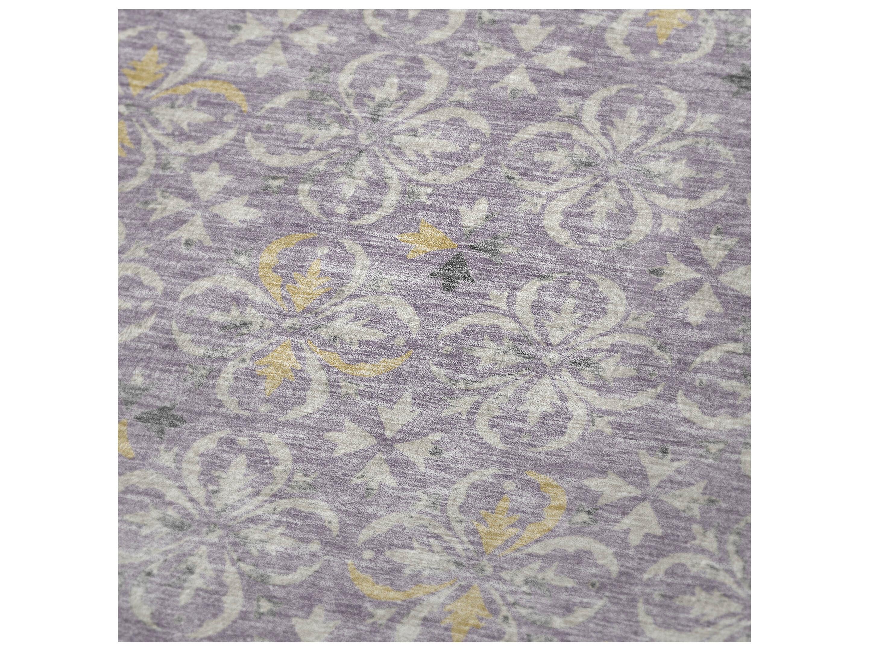 Dalyn Sherpa Purple Polyester Throw