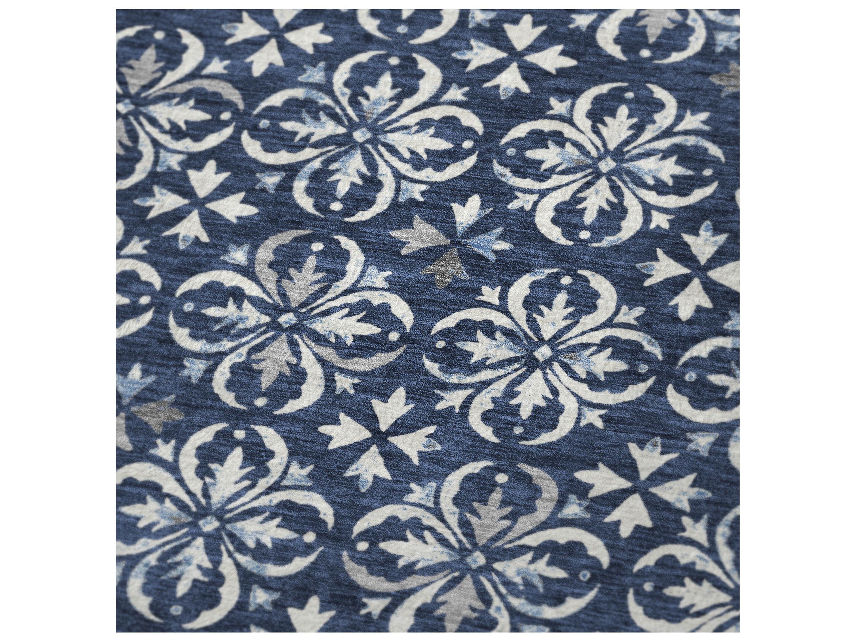 Dalyn Sherpa Blue Polyester Throw