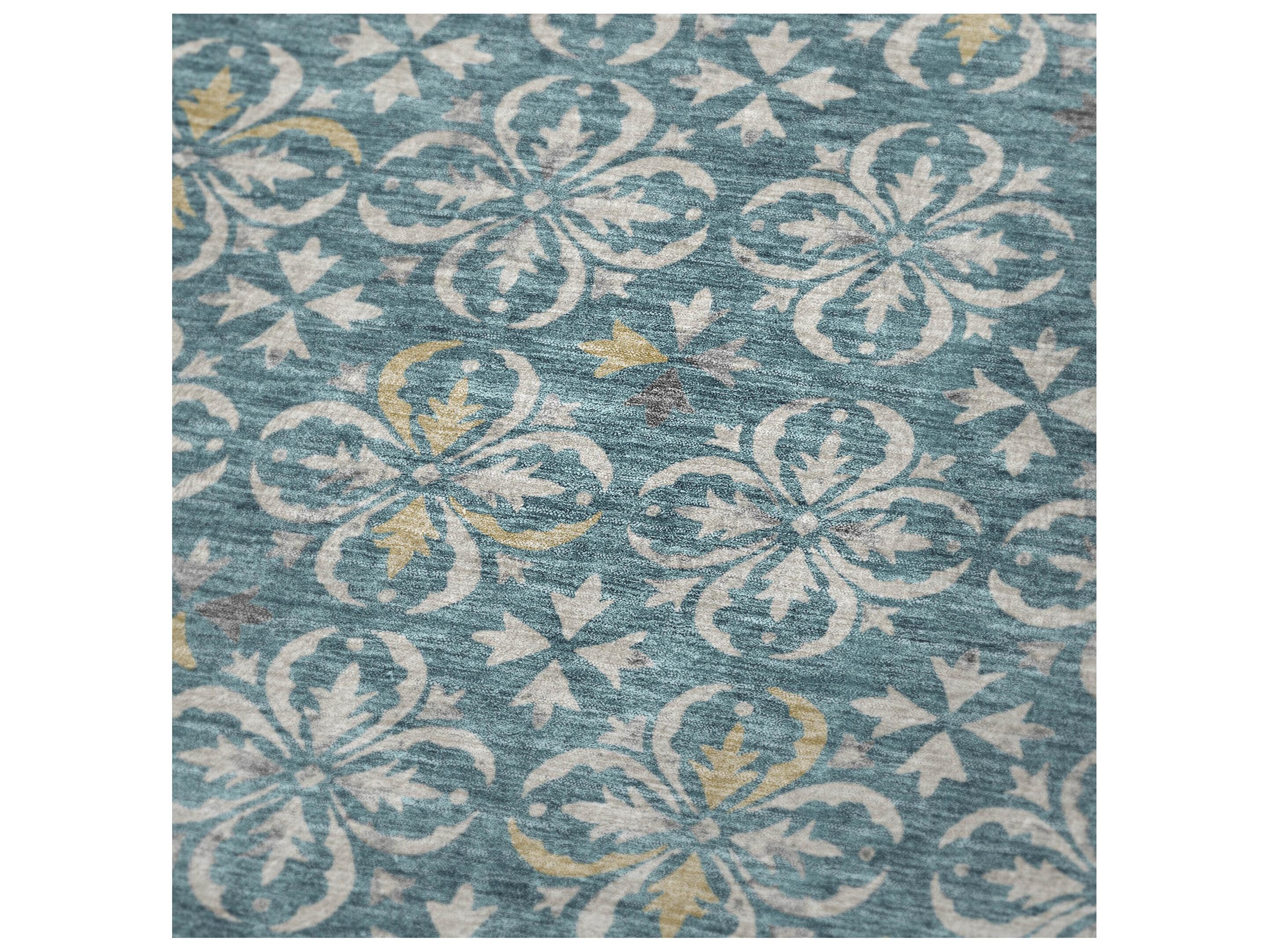 Dalyn Sherpa Teal Polyester Throw