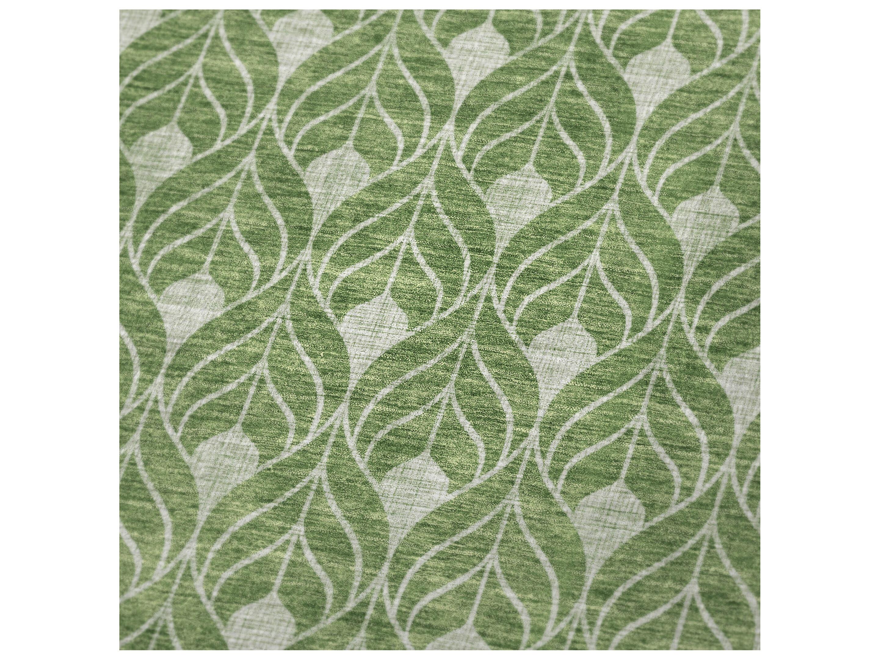 Dalyn Sherpa Green Polyester Throw