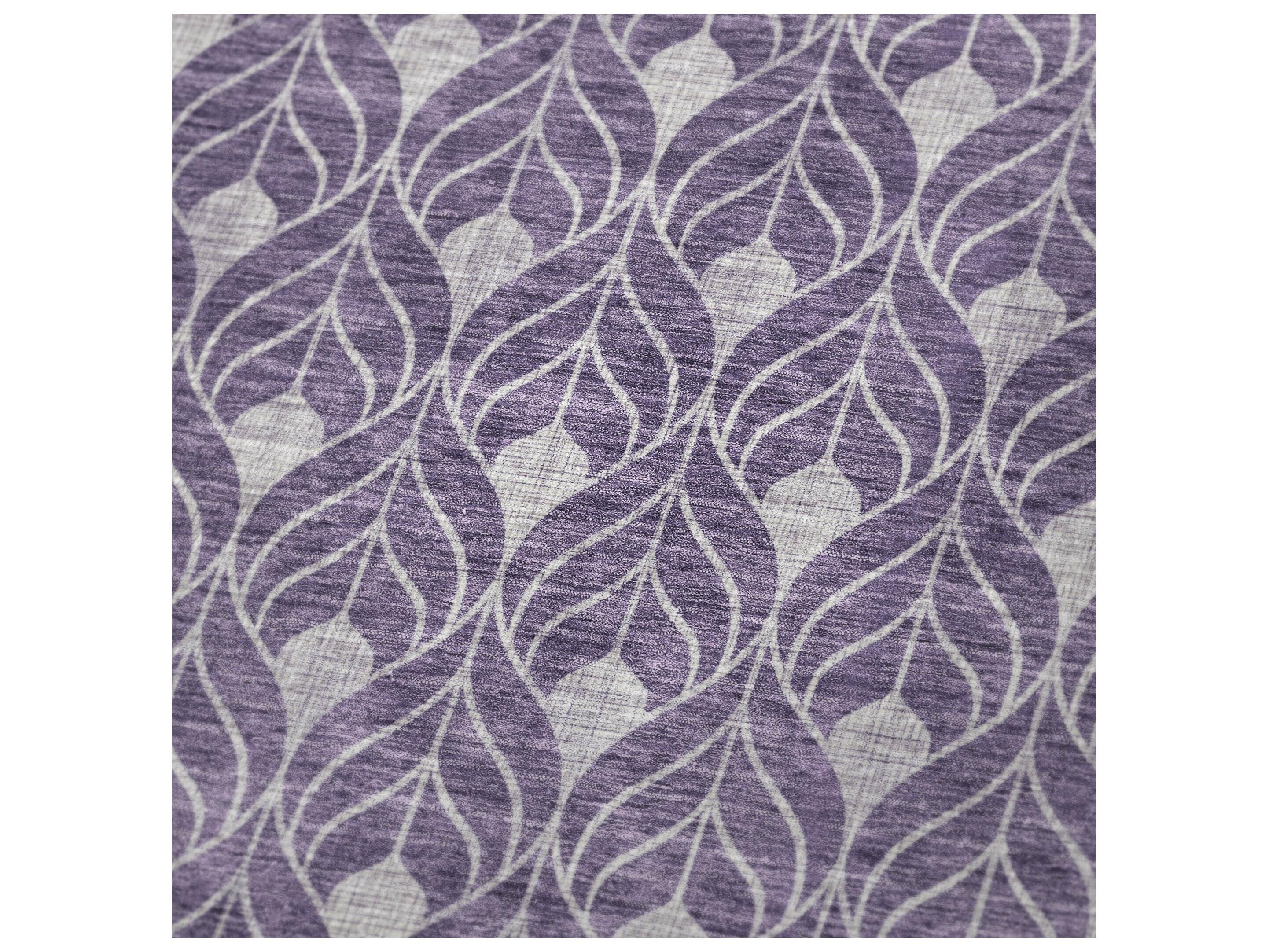 Dalyn Sherpa Purple Polyester Throw