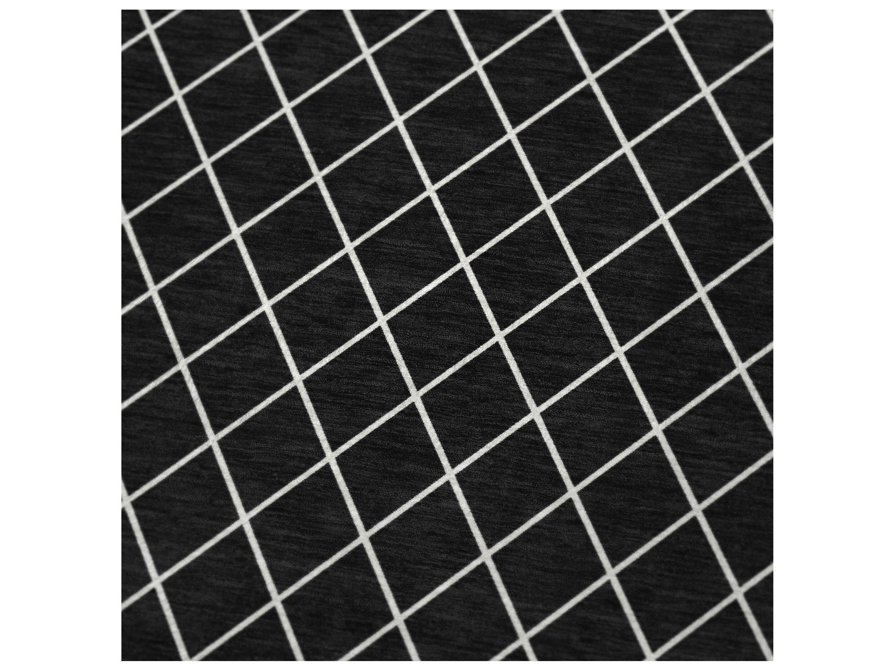 Dalyn Sherpa Black Polyester Throw