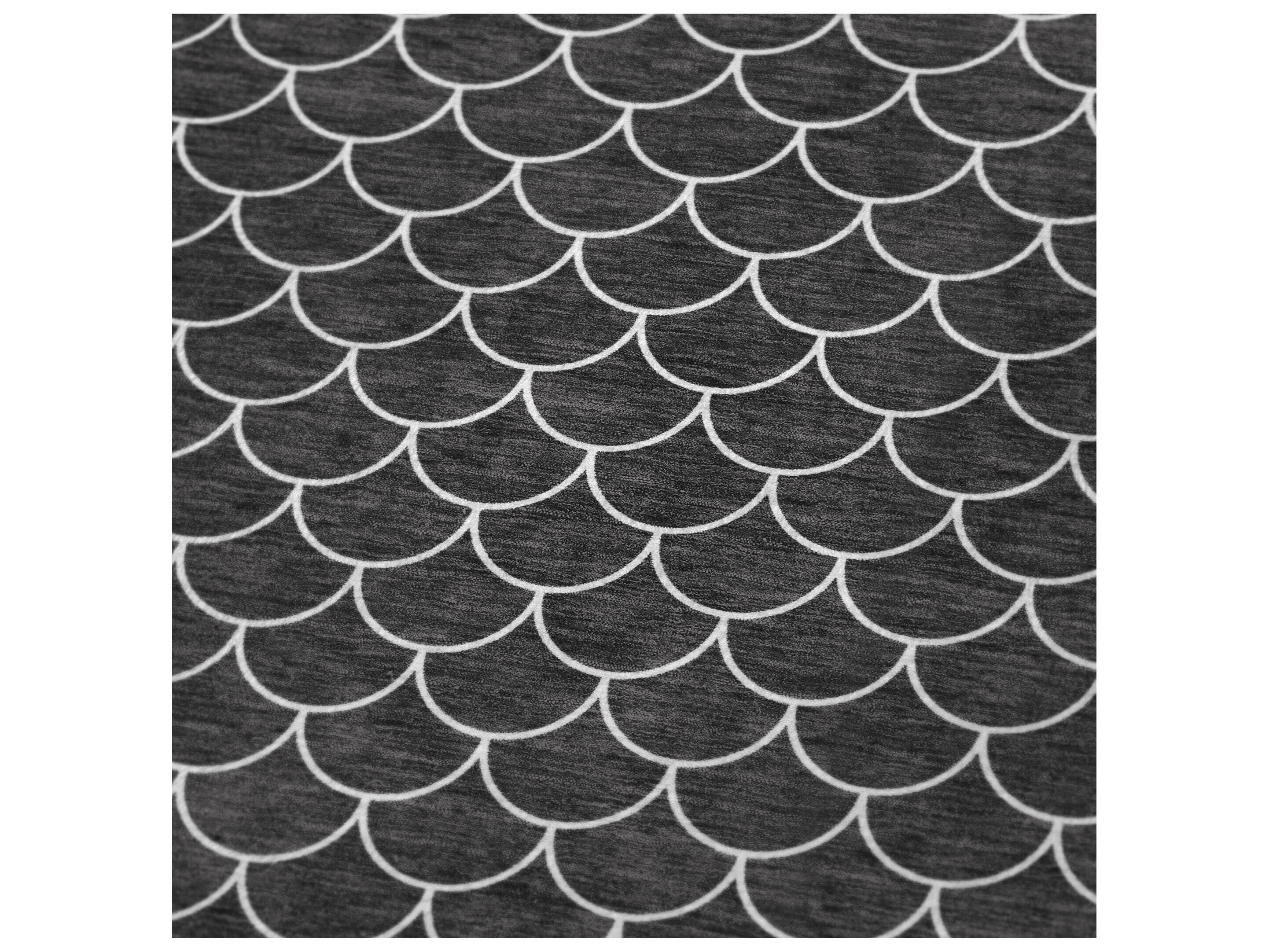 Dalyn Sherpa Black Polyester Throw