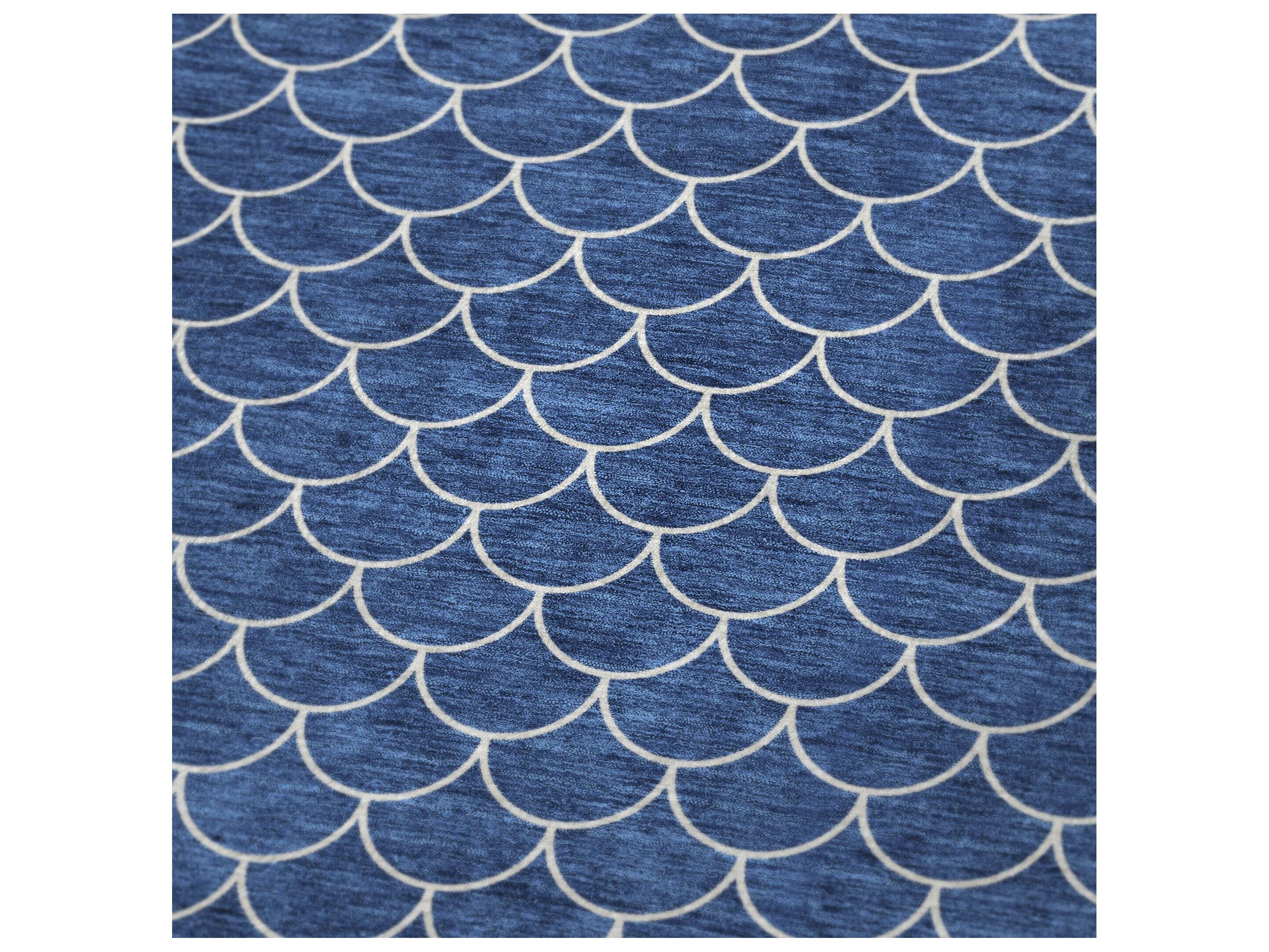 Dalyn Sherpa Blue Polyester Throw