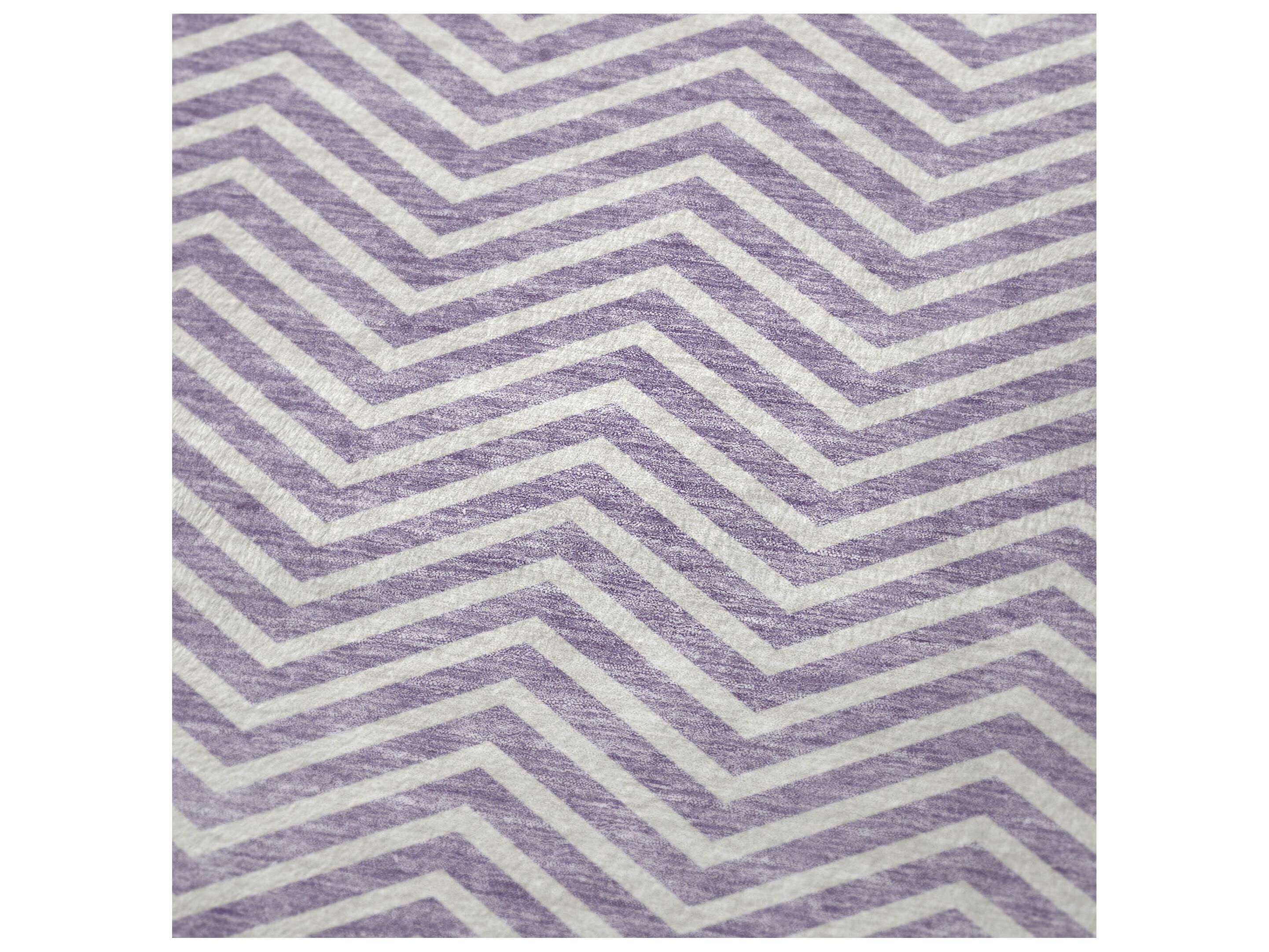 Dalyn Sherpa Purple Polyester Throw