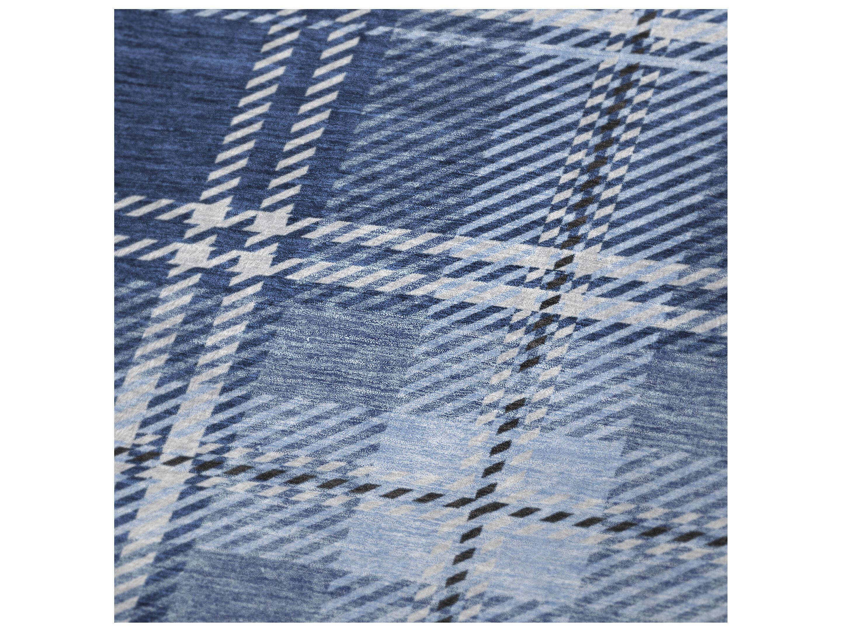 Dalyn Sherpa Blue Polyester Throw